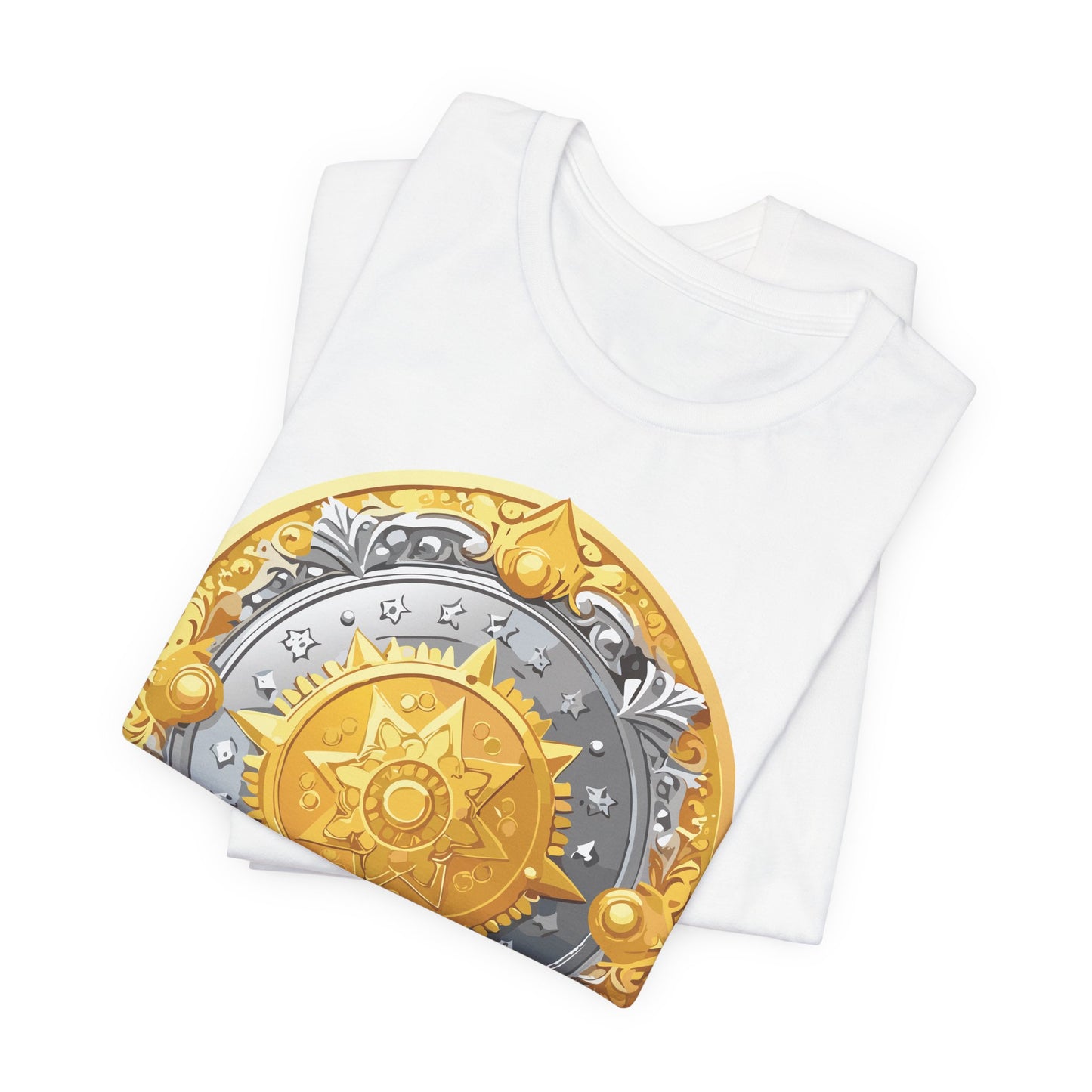 Coin Shirt, Shirt with Coin, Tee Shirt with Gold Coin, Shirt with Antique Coin