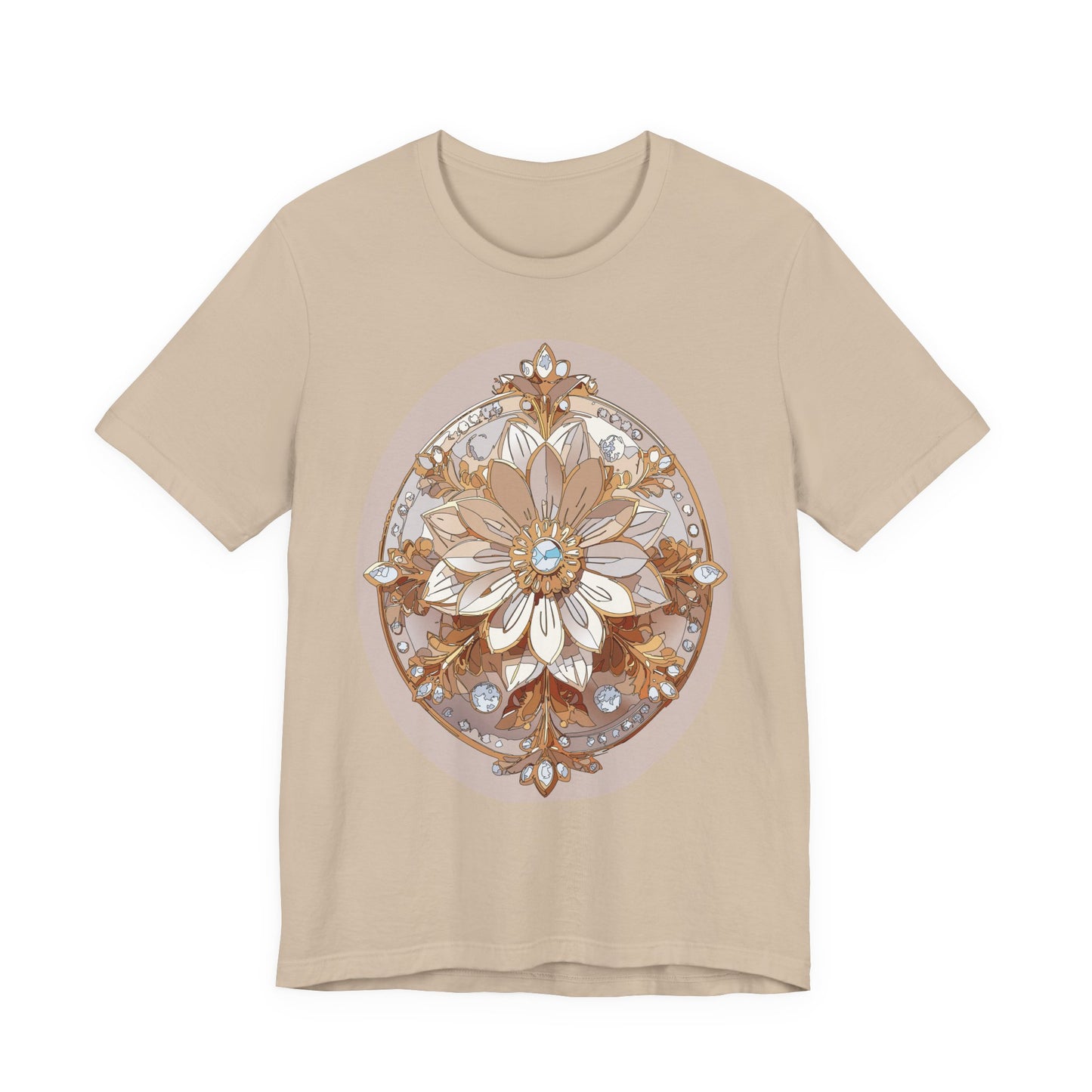 Floral Shirt, Flower Shirt, Tee Shirt with Antique Flower
