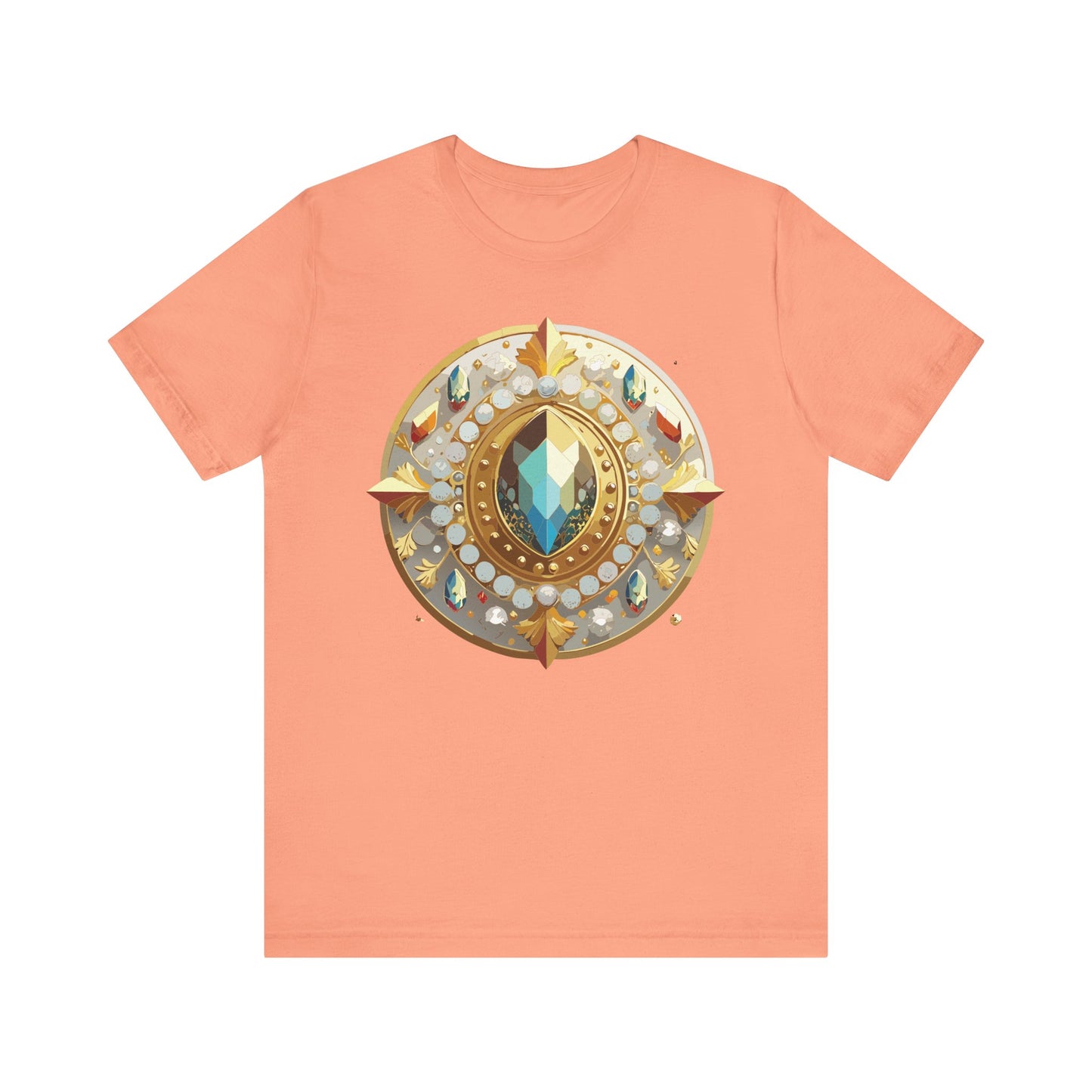 Medallion Shirt, Shirt with Medallion, Tee Shirt with Medal