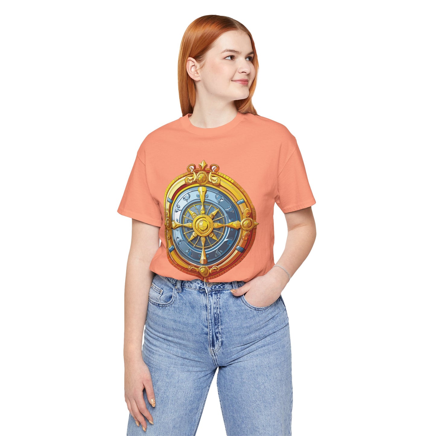 Coin Shirt, Shirt with Coin, Tee Shirt with Gold Coin, Shirt with Antique Coin