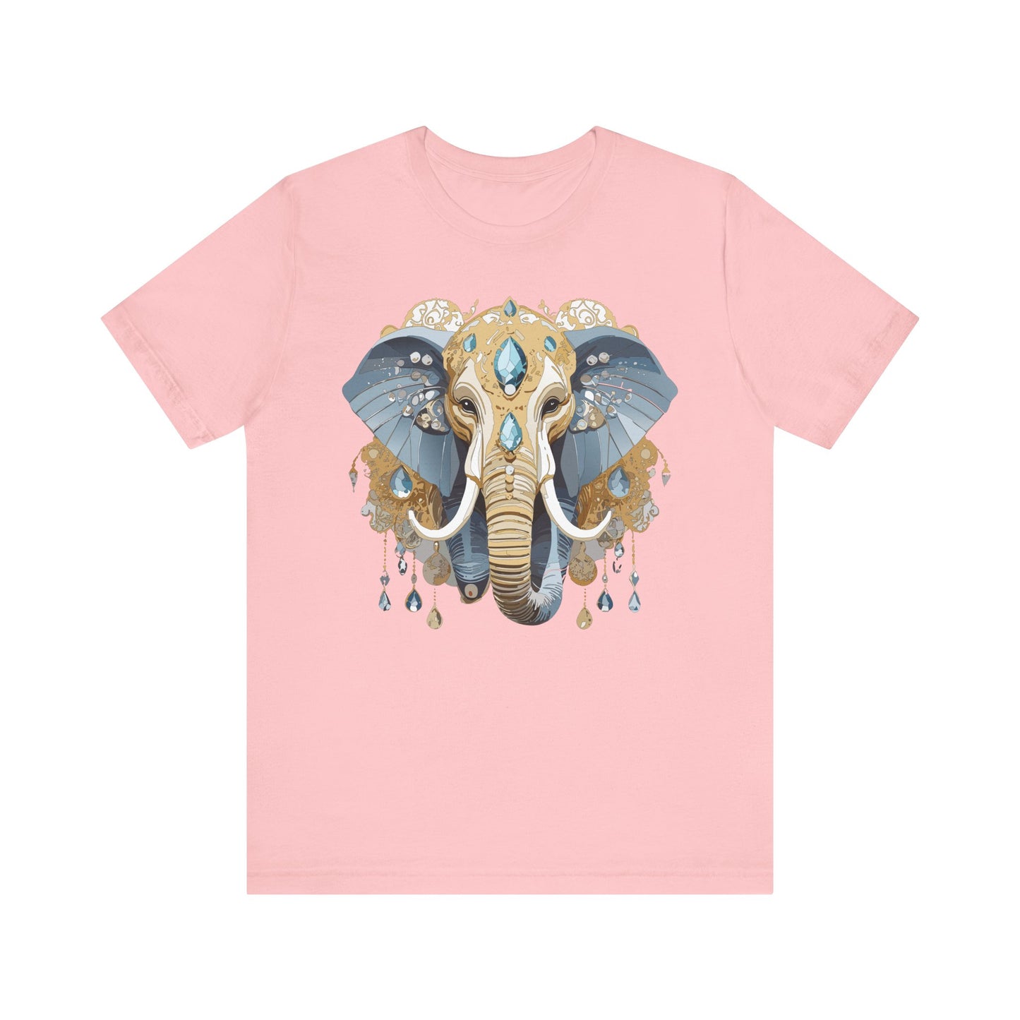 Animal Shirt, Shirt with Animal, Tee Shirt with Gold Animal Medal, Shirt with Antique Animal Medallion
