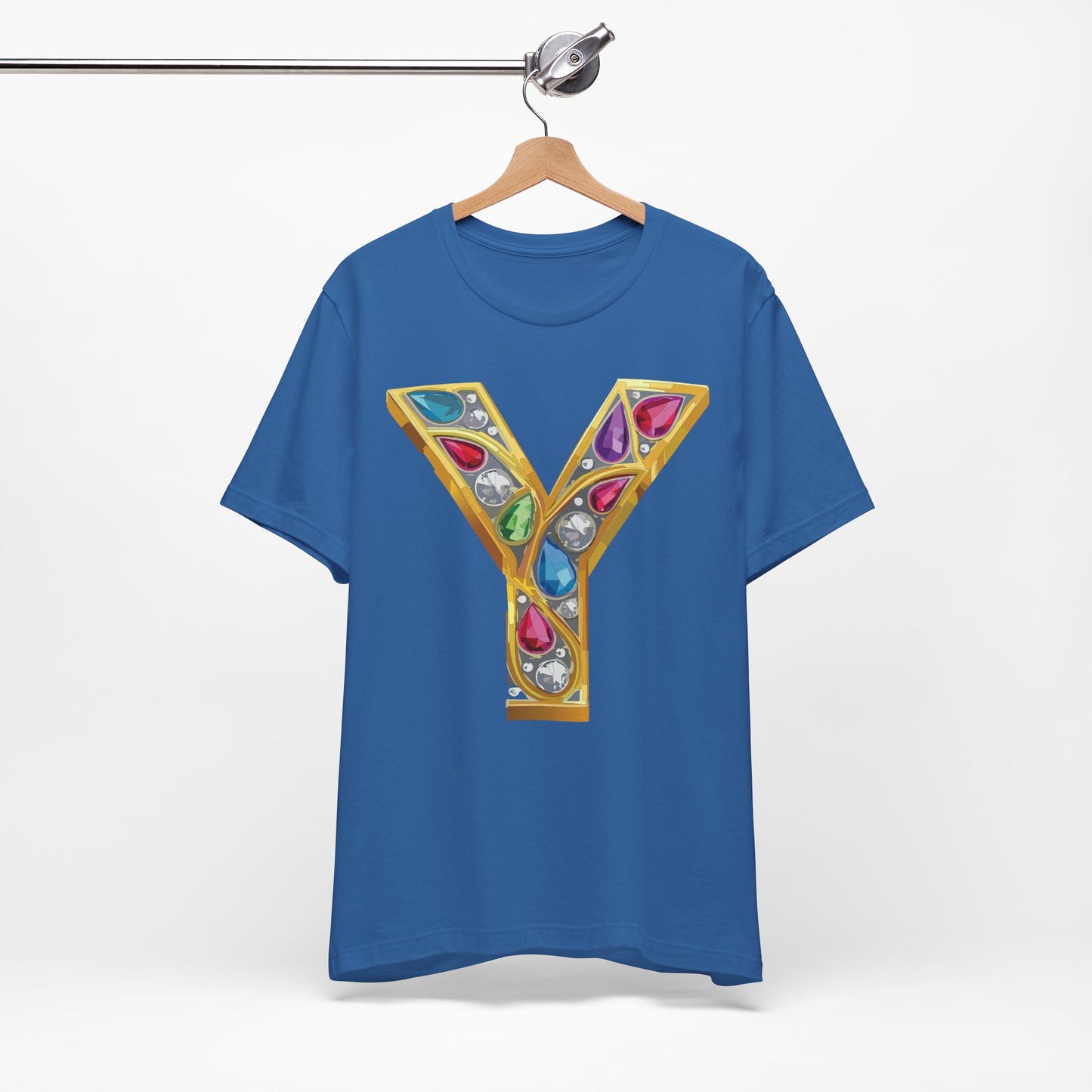 Letter Shirt, Shirt with Letters, Tee Shirt with Gold Letter, Shirt with Antique Letters