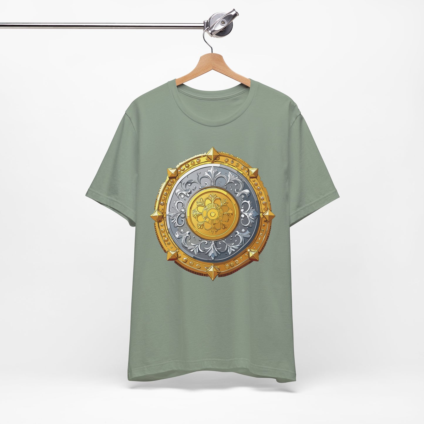 Coin Shirt, Shirt with Coin, Tee Shirt with Gold Coin, Shirt with Antique Coin