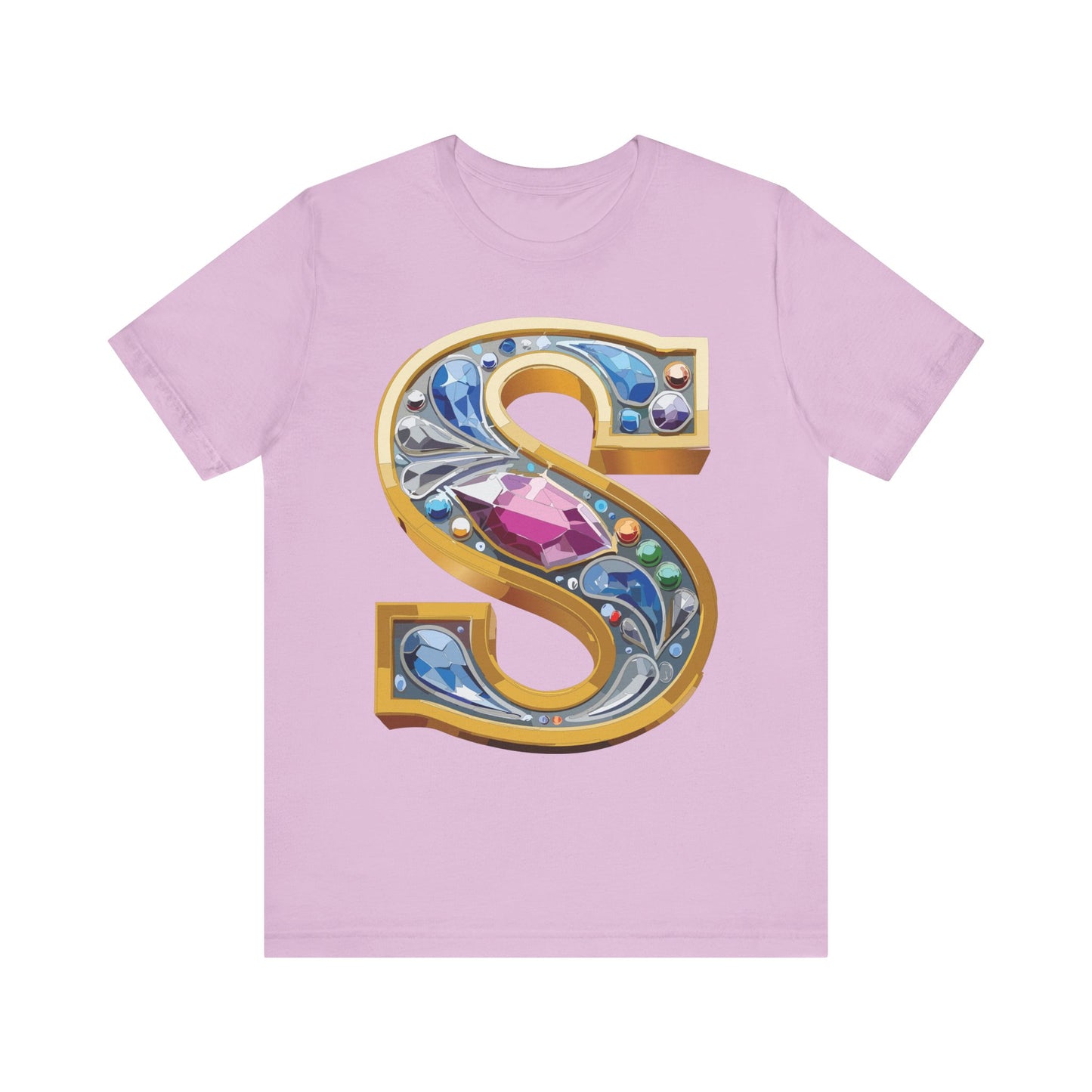 Letter Shirt, Shirt with Letters, Tee Shirt with Gold Letter, Shirt with Antique Letters