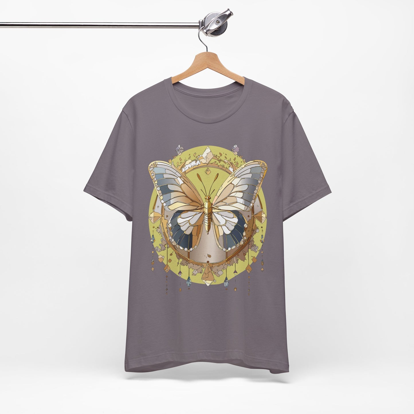 Butterfly Shirt, Shirt with Butterfly, Tee Shirt with Antique Butterfly