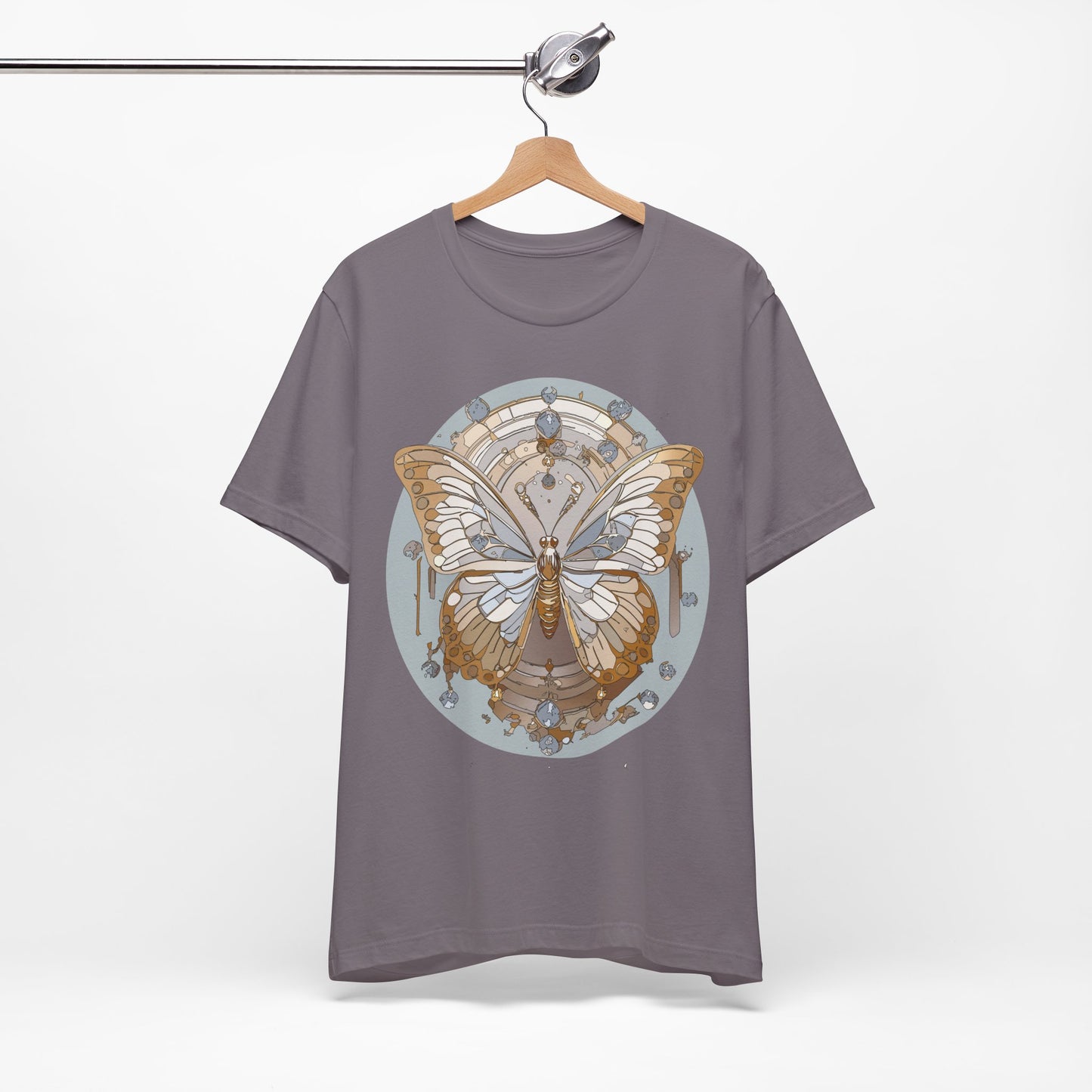 Butterfly Shirt, Shirt with Butterfly, Tee Shirt with Antique Butterfly