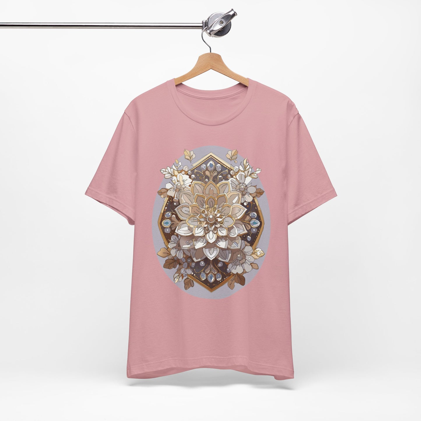 Floral Shirt, Flower Shirt, Tee Shirt with Antique Flower