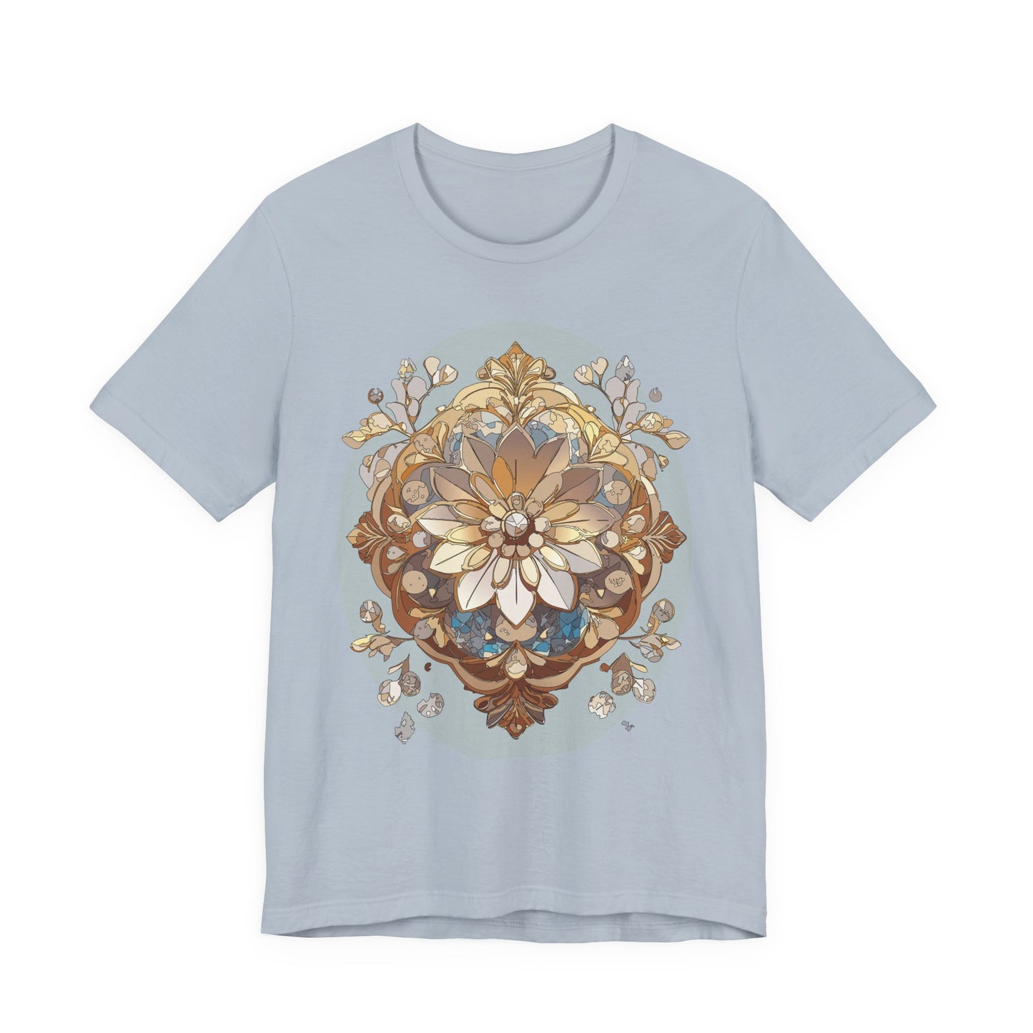 Floral Shirt, Flower Shirt, Tee Shirt with Antique Flower