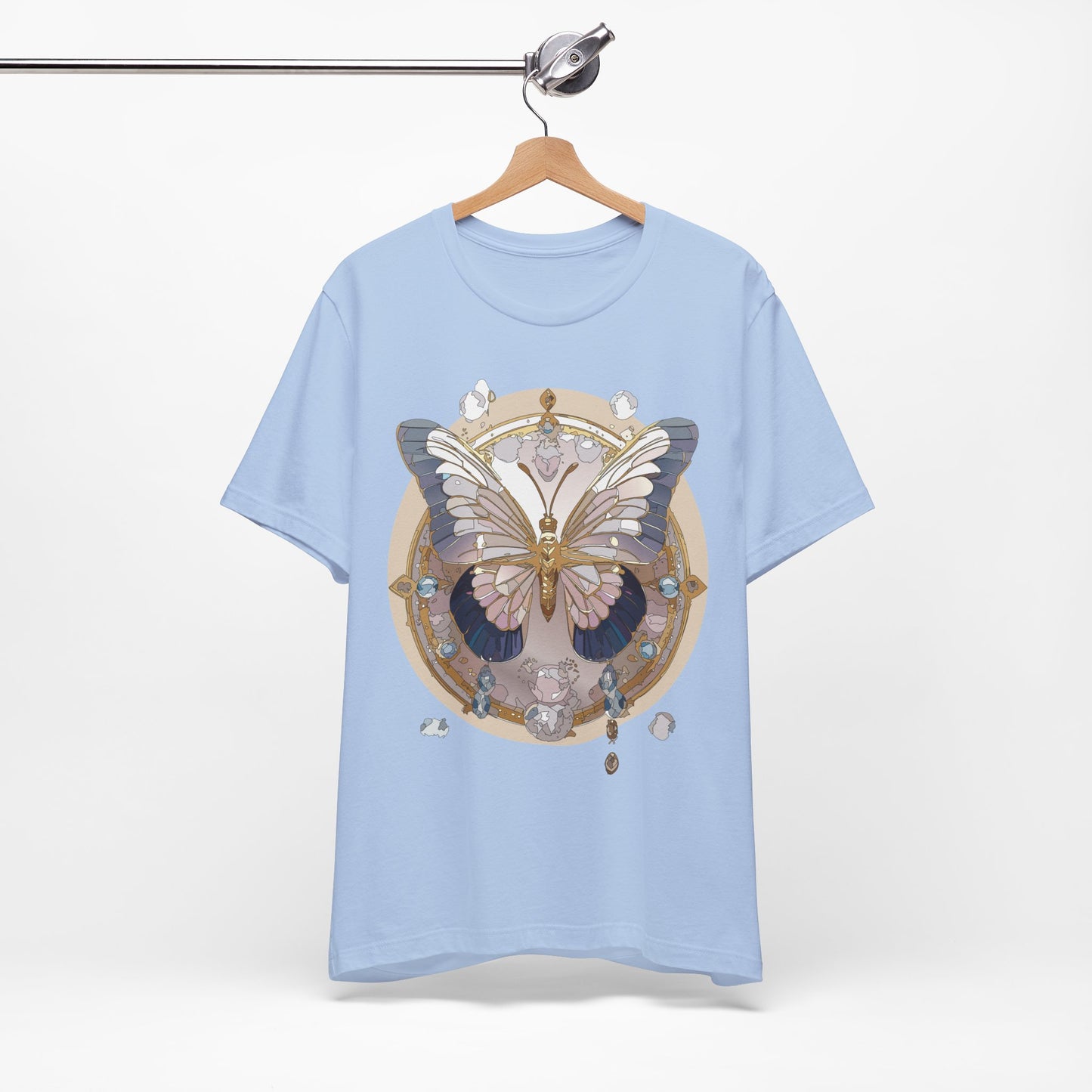 Butterfly Shirt, Shirt with Butterfly, Tee Shirt with Antique Butterfly