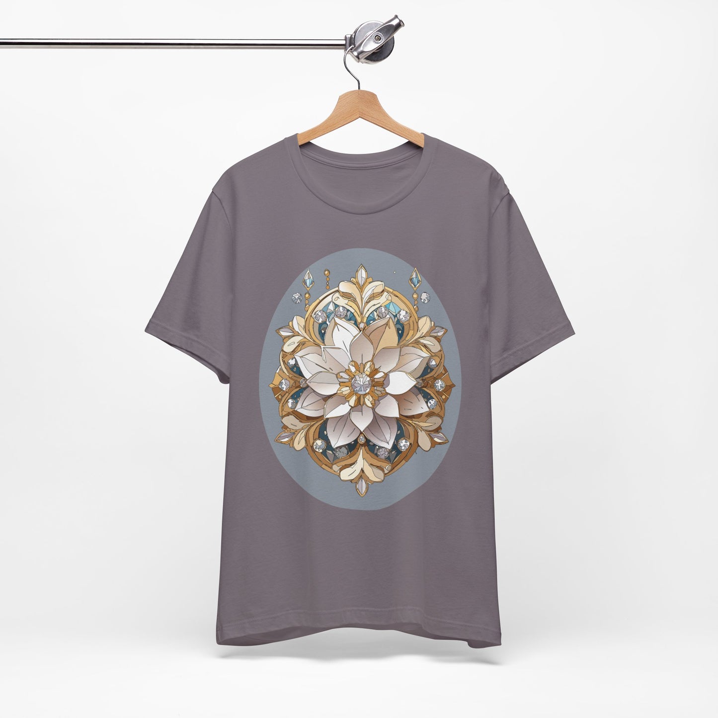 Floral Shirt, Flower Shirt, Tee Shirt with Antique Flower