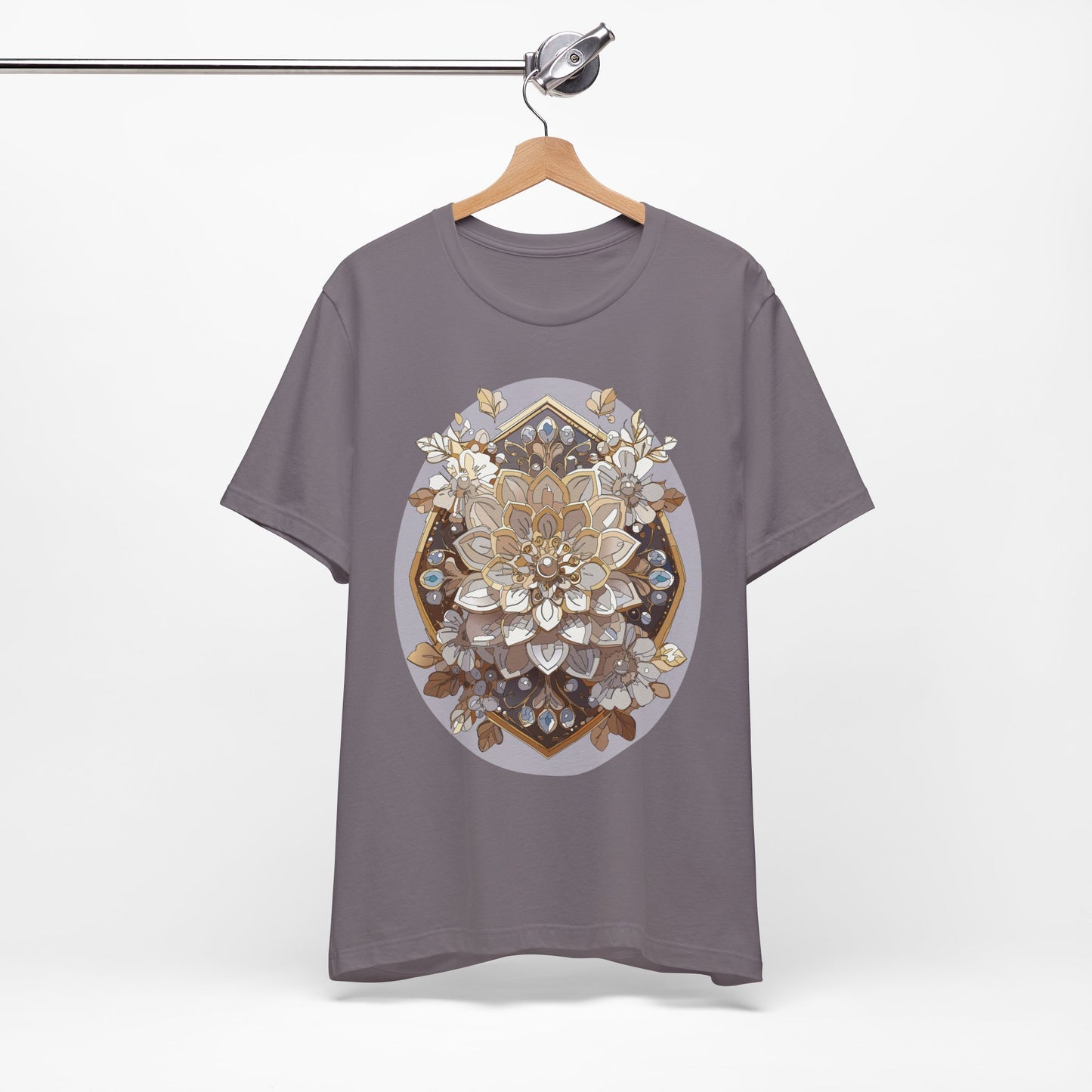 Floral Shirt, Flower Shirt, Tee Shirt with Antique Flower