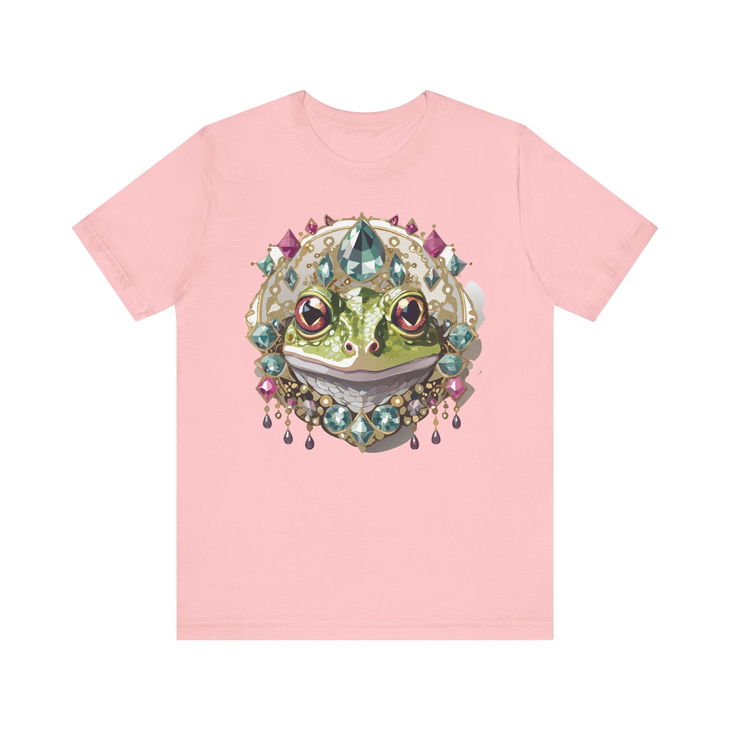 Animal Shirt, Shirt with Animal, Tee Shirt with Gold Animal Medal, Shirt with Antique Animal Medallion