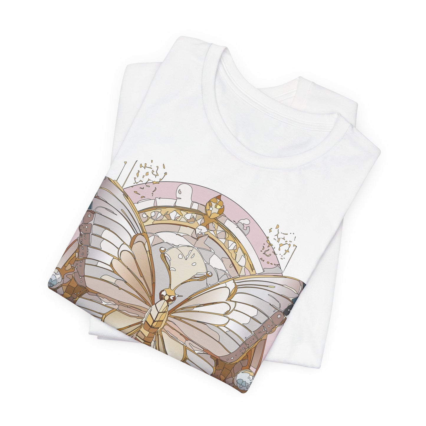 Butterfly Shirt, Shirt with Butterfly, Tee Shirt with Antique Butterfly