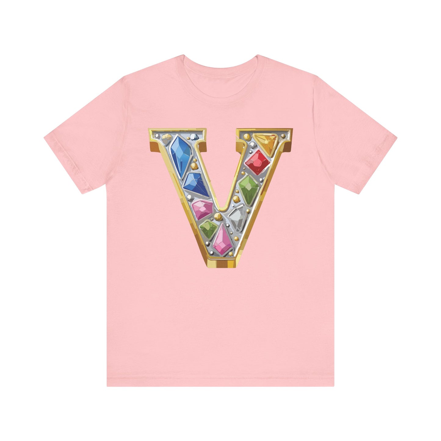 Letter Shirt, Shirt with Letters, Tee Shirt with Gold Letter, Shirt with Antique Letters