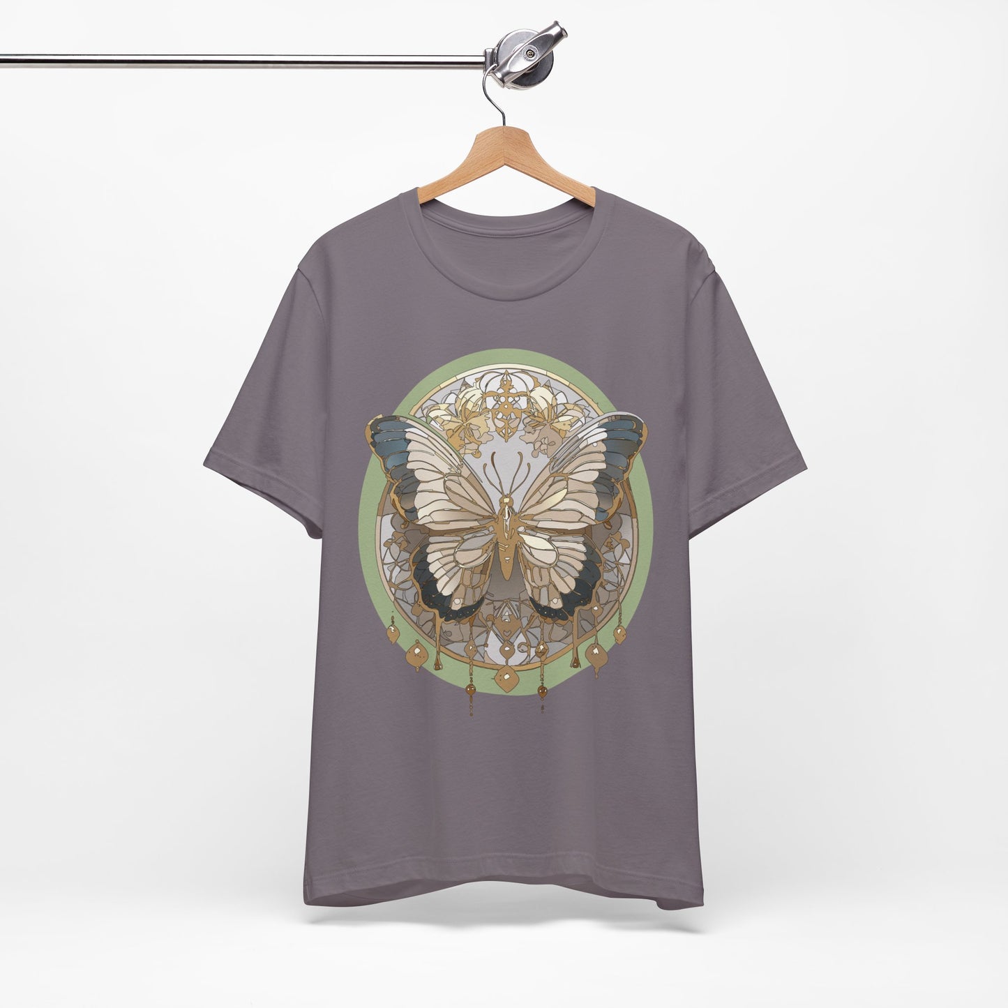 Butterfly Shirt, Shirt with Butterfly, Tee Shirt with Antique Butterfly