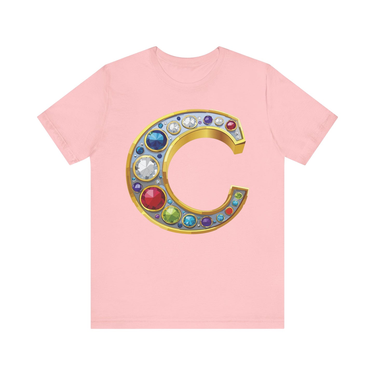 Letter Shirt, Shirt with Letters, Tee Shirt with Gold Letter, Shirt with Antique Letters