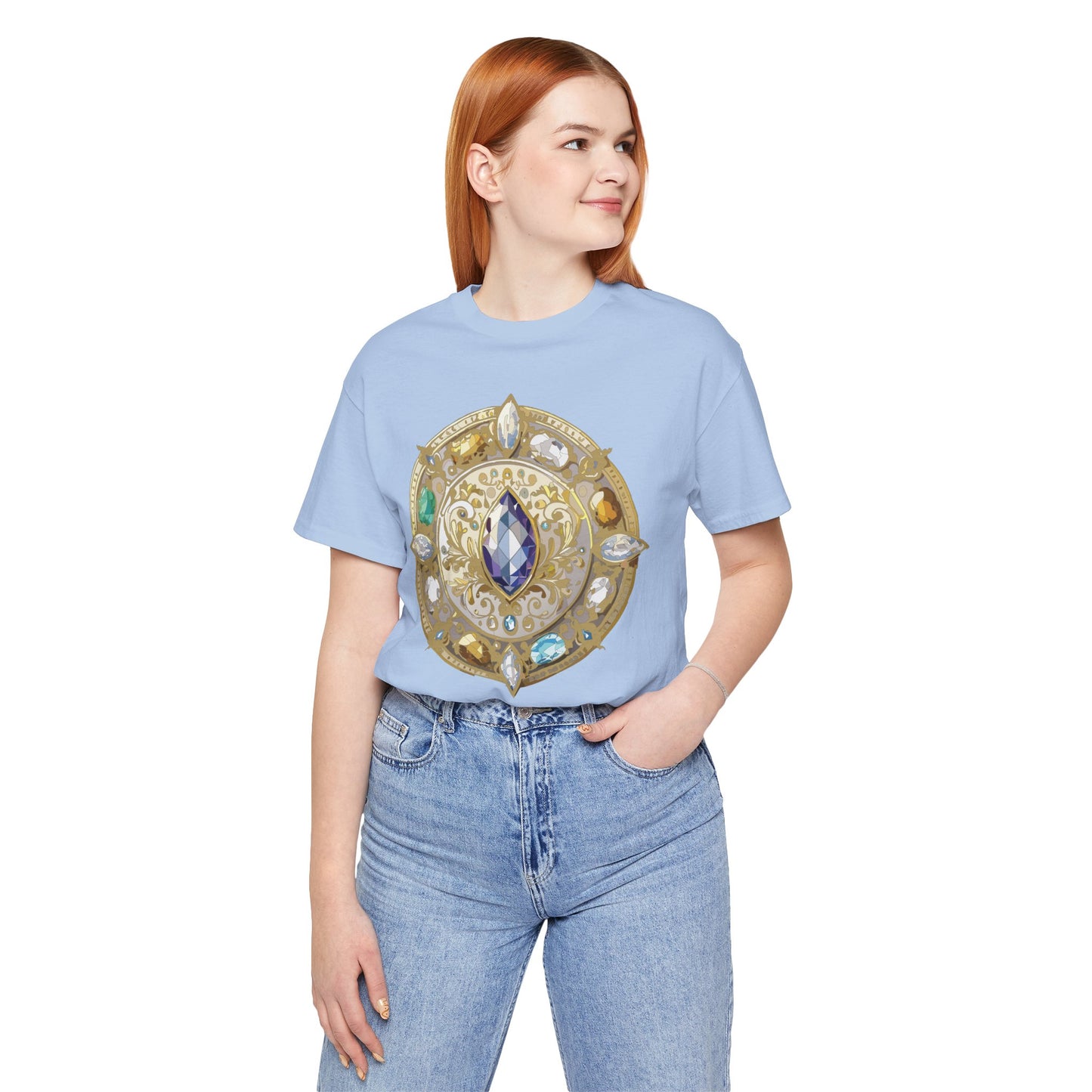 Medallion Shirt, Shirt with Medallion, Tee Shirt with Medal