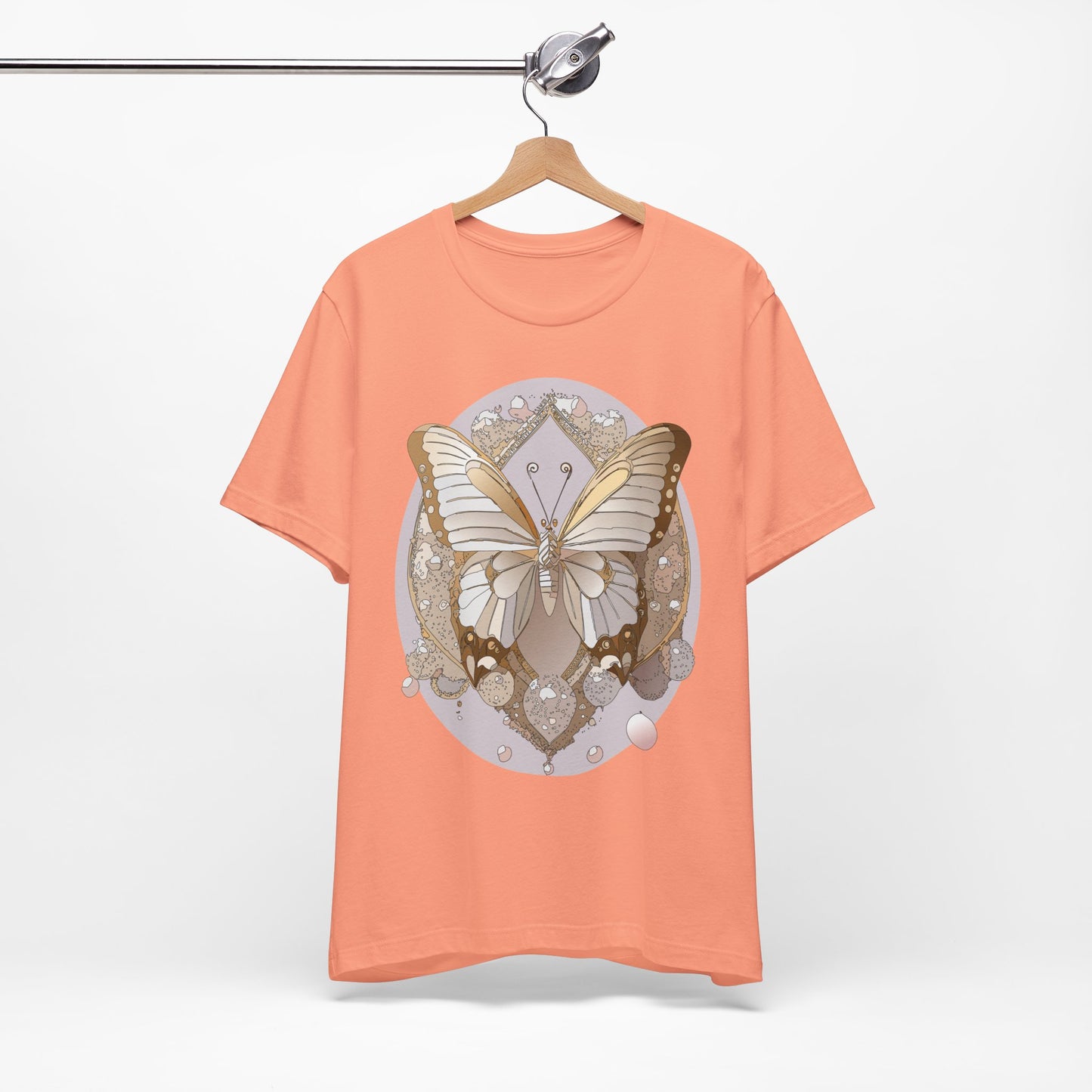Butterfly Shirt, Shirt with Butterfly, Tee Shirt with Antique Butterfly
