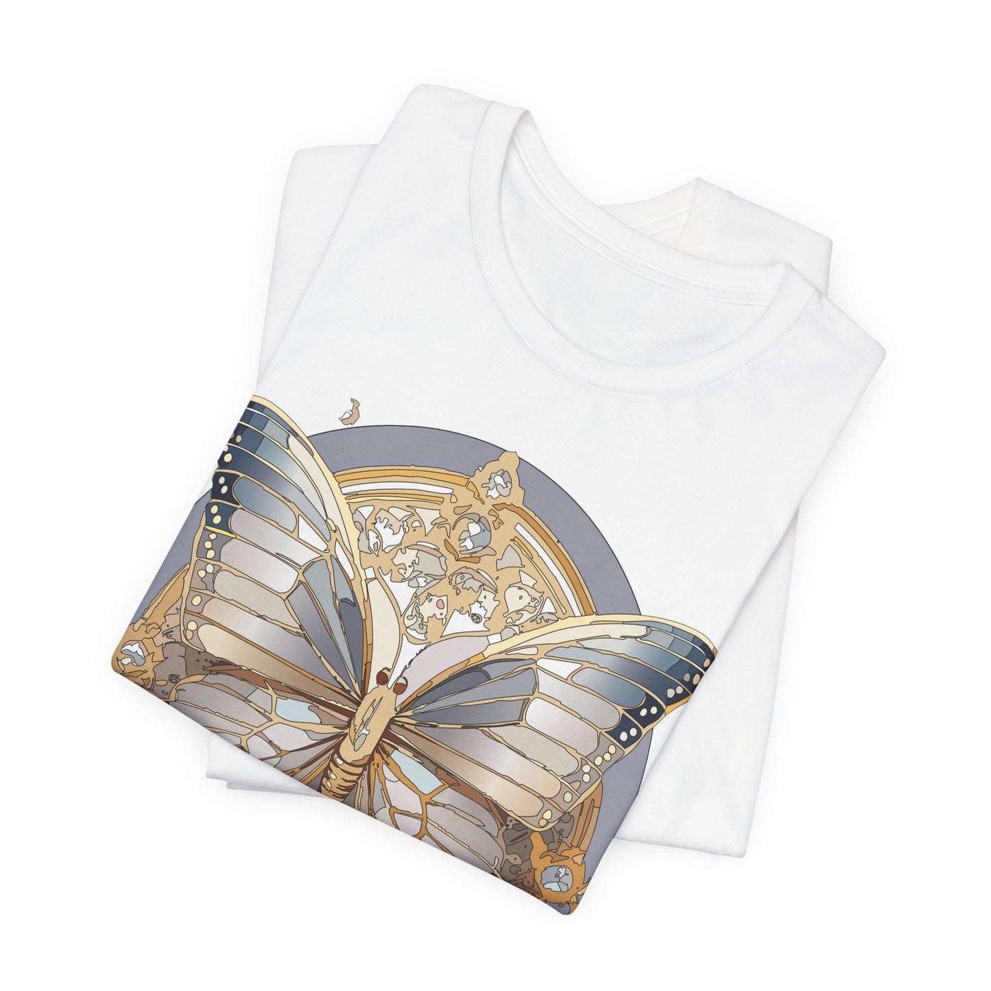 Butterfly Shirt, Shirt with Butterfly, Tee Shirt with Antique Butterfly