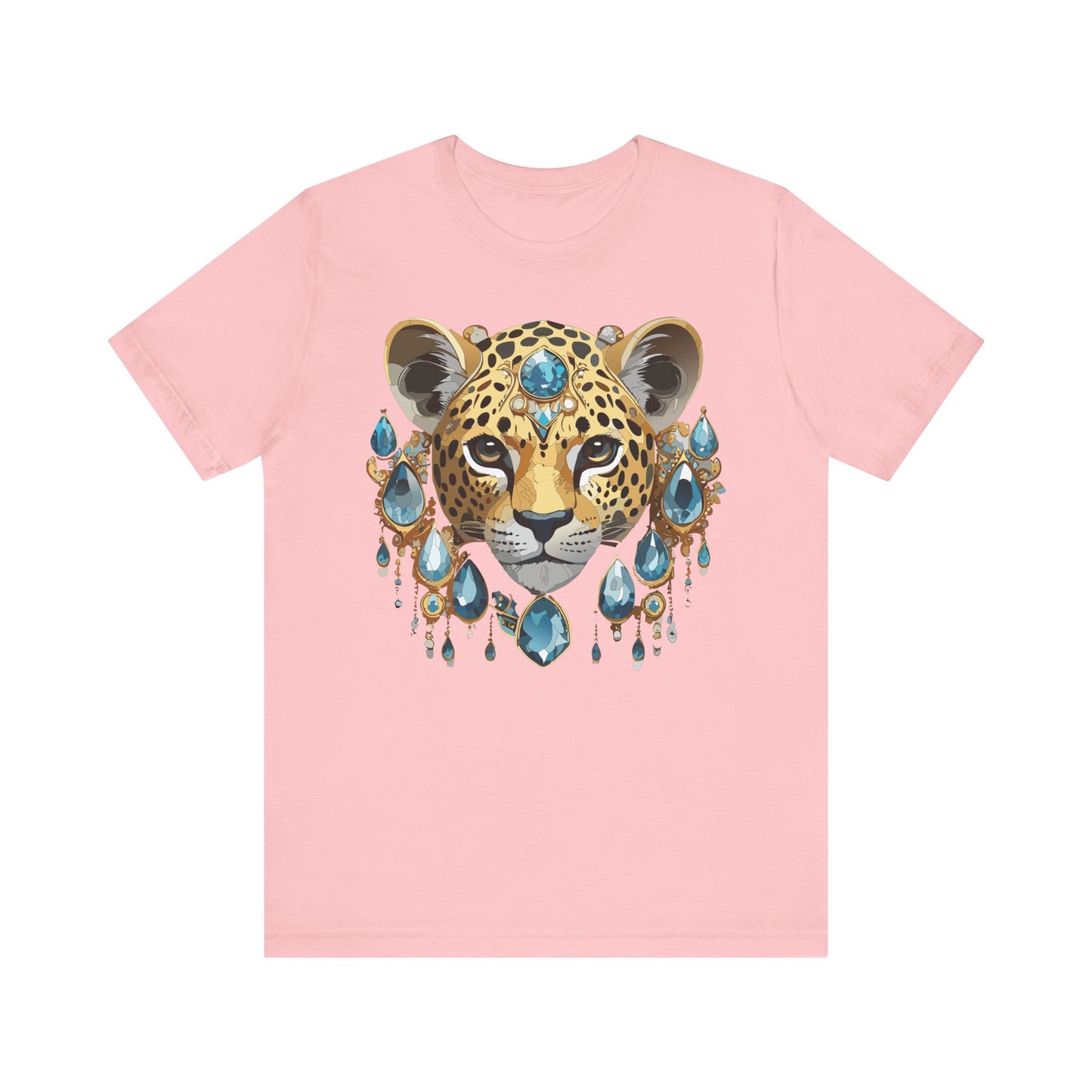Animal Shirt, Shirt with Animal, Tee Shirt with Gold Animal Medal, Shirt with Antique Animal Medallion