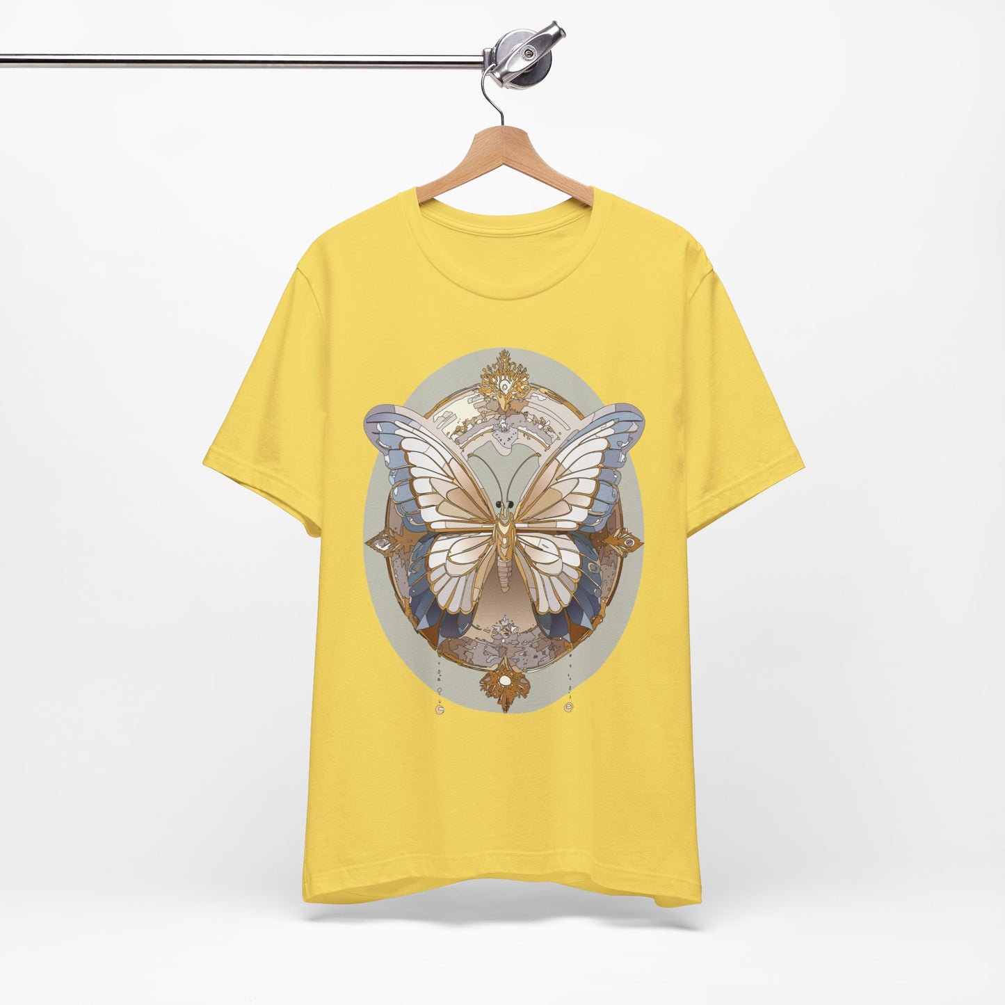 Butterfly Shirt, Shirt with Butterfly, Tee Shirt with Antique Butterfly