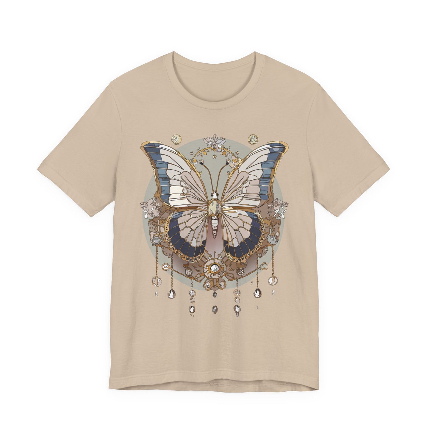 Butterfly Shirt, Shirt with Butterfly, Tee Shirt with Antique Butterfly