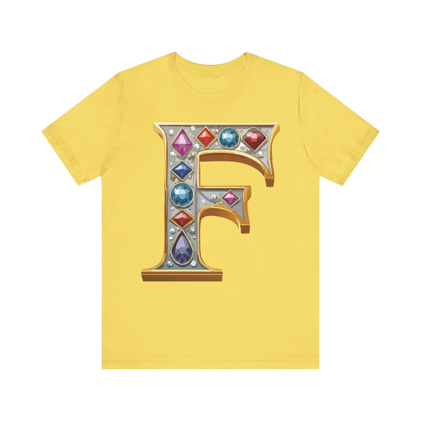 Letter Shirt, Shirt with Letters, Tee Shirt with Gold Letter, Shirt with Antique Letters
