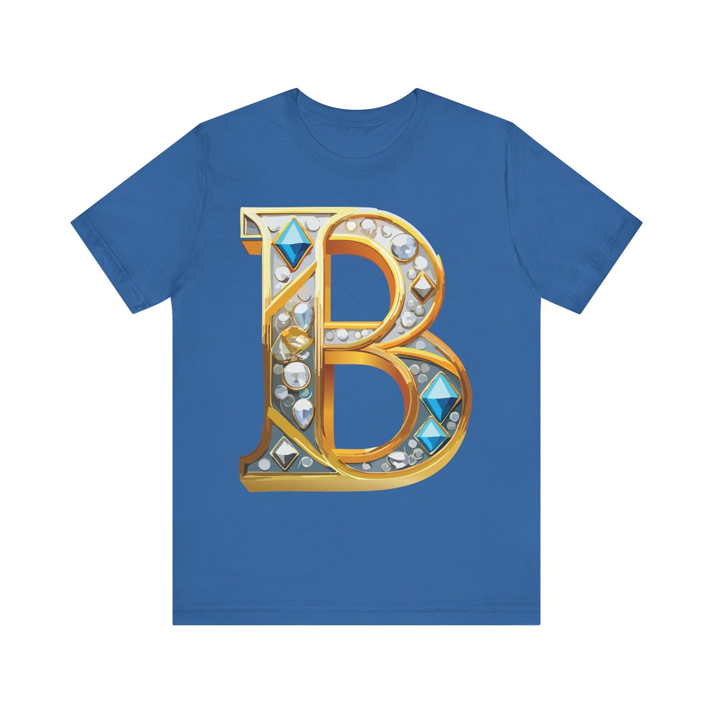 Letter Shirt, Shirt with Letters, Tee Shirt with Gold Letter, Shirt with Antique Letters
