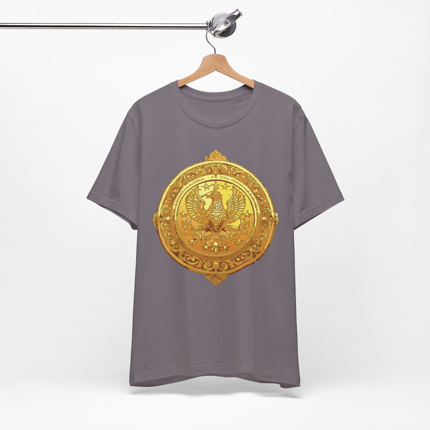 Coin Shirt, Shirt with Coin, Tee Shirt with Gold Coin, Shirt with Antique Coin