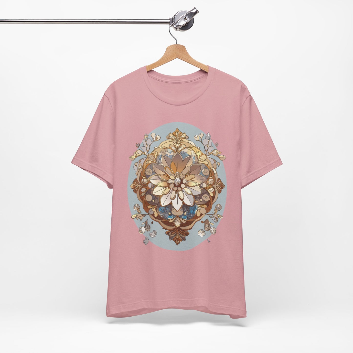 Floral Shirt, Flower Shirt, Tee Shirt with Antique Flower