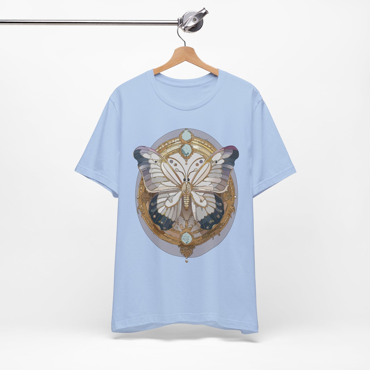 Butterfly Shirt, Shirt with Butterfly, Tee Shirt with Antique Butterfly