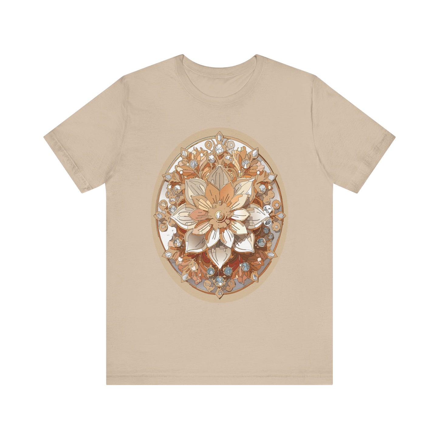 Floral Shirt, Flower Shirt, Tee Shirt with Antique Flower