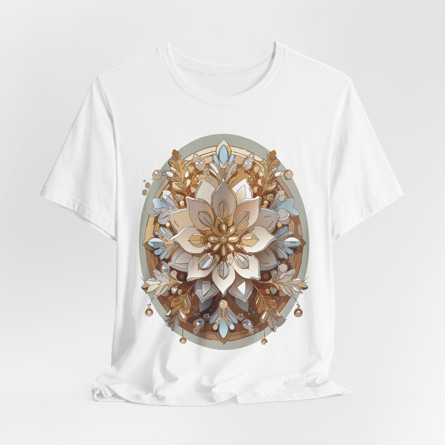 Floral Shirt, Flower Shirt, Tee Shirt with Antique Flower
