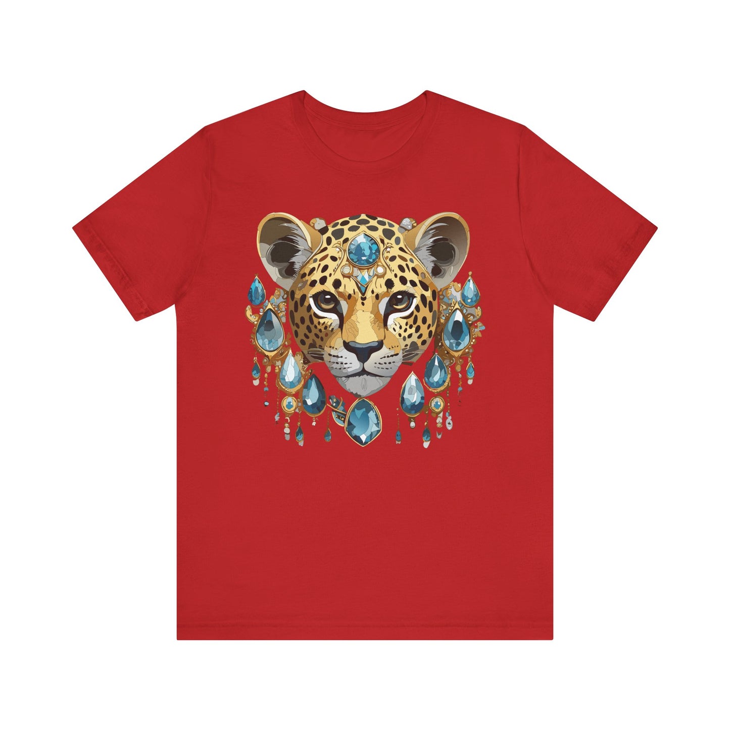 Animal Shirt, Shirt with Animal, Tee Shirt with Gold Animal Medal, Shirt with Antique Animal Medallion
