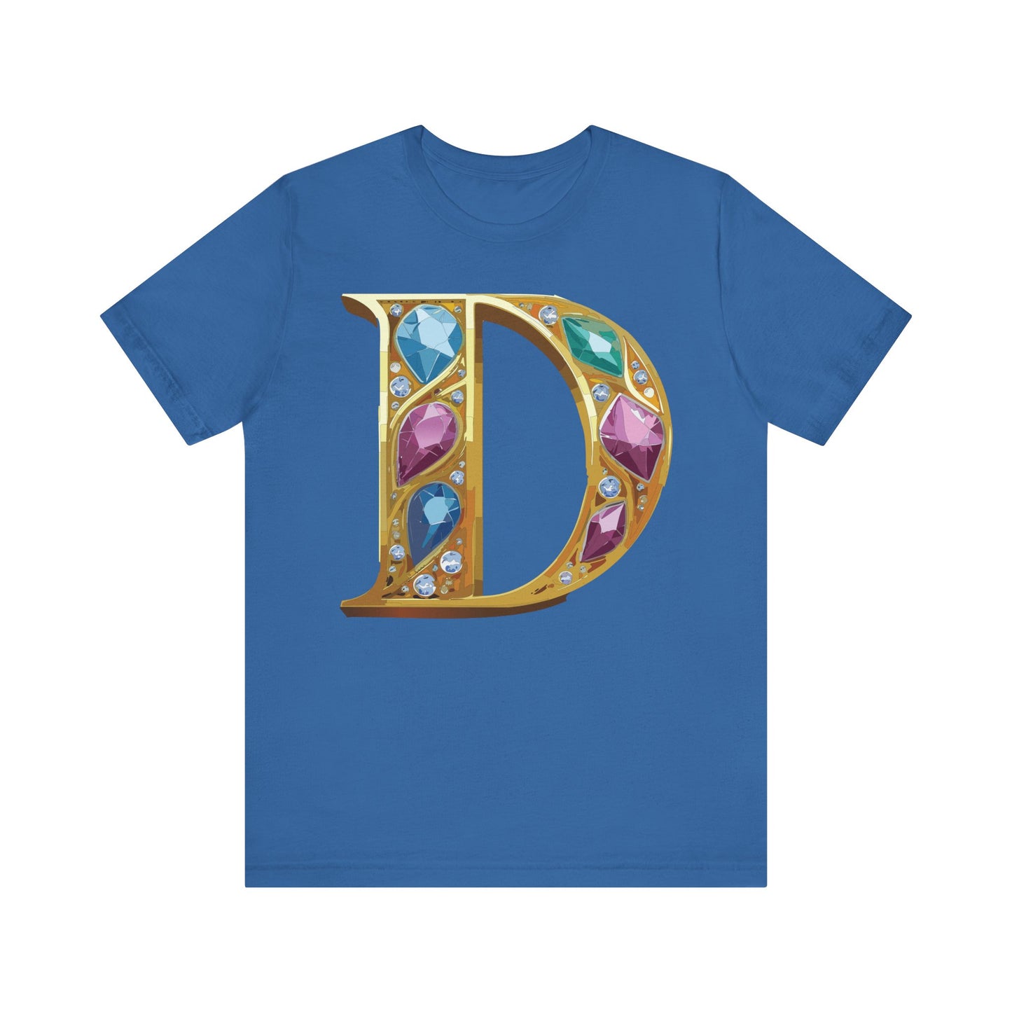 Letter Shirt, Shirt with Letters, Tee Shirt with Gold Letter, Shirt with Antique Letters