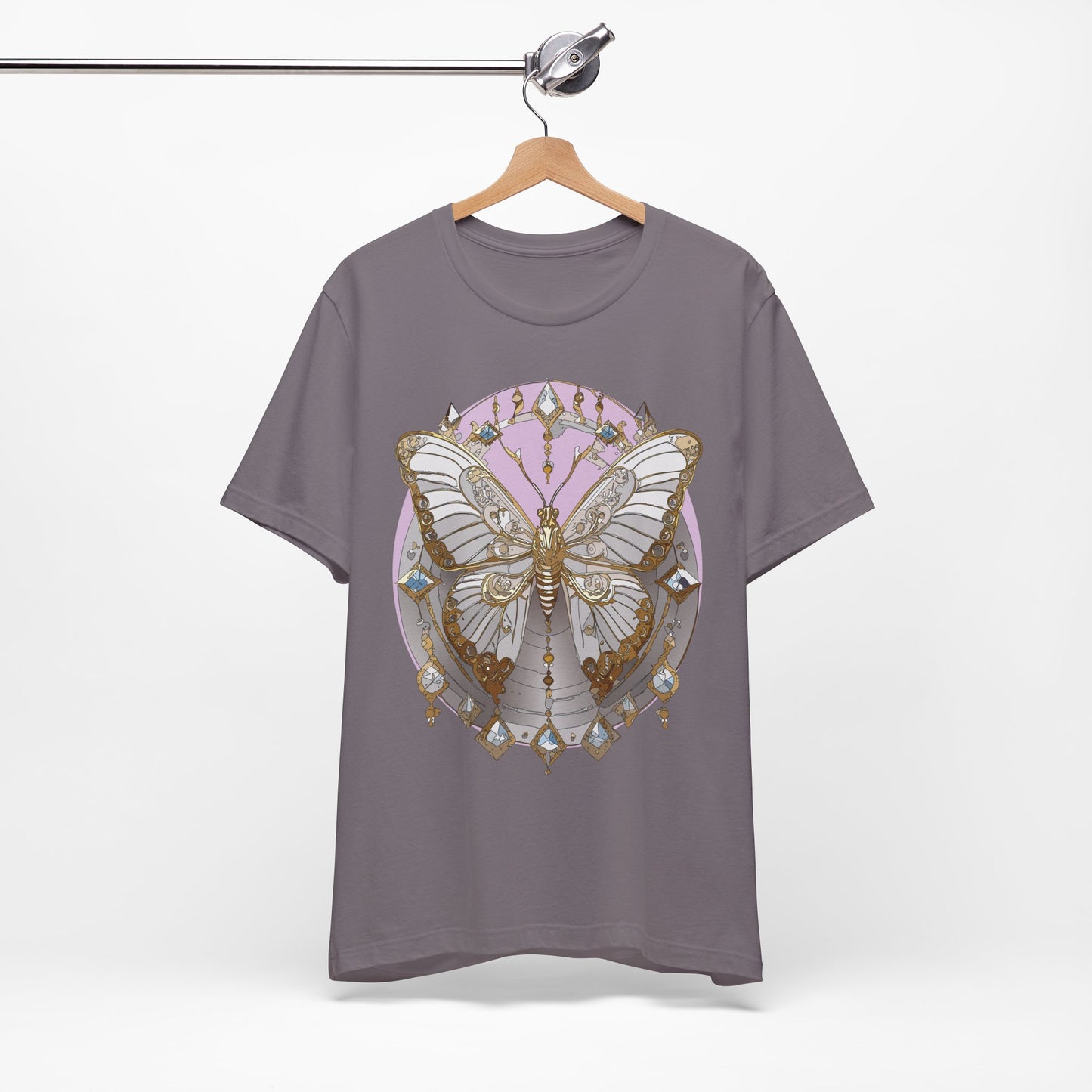 Butterfly Shirt, Shirt with Butterfly, Tee Shirt with Antique Butterfly