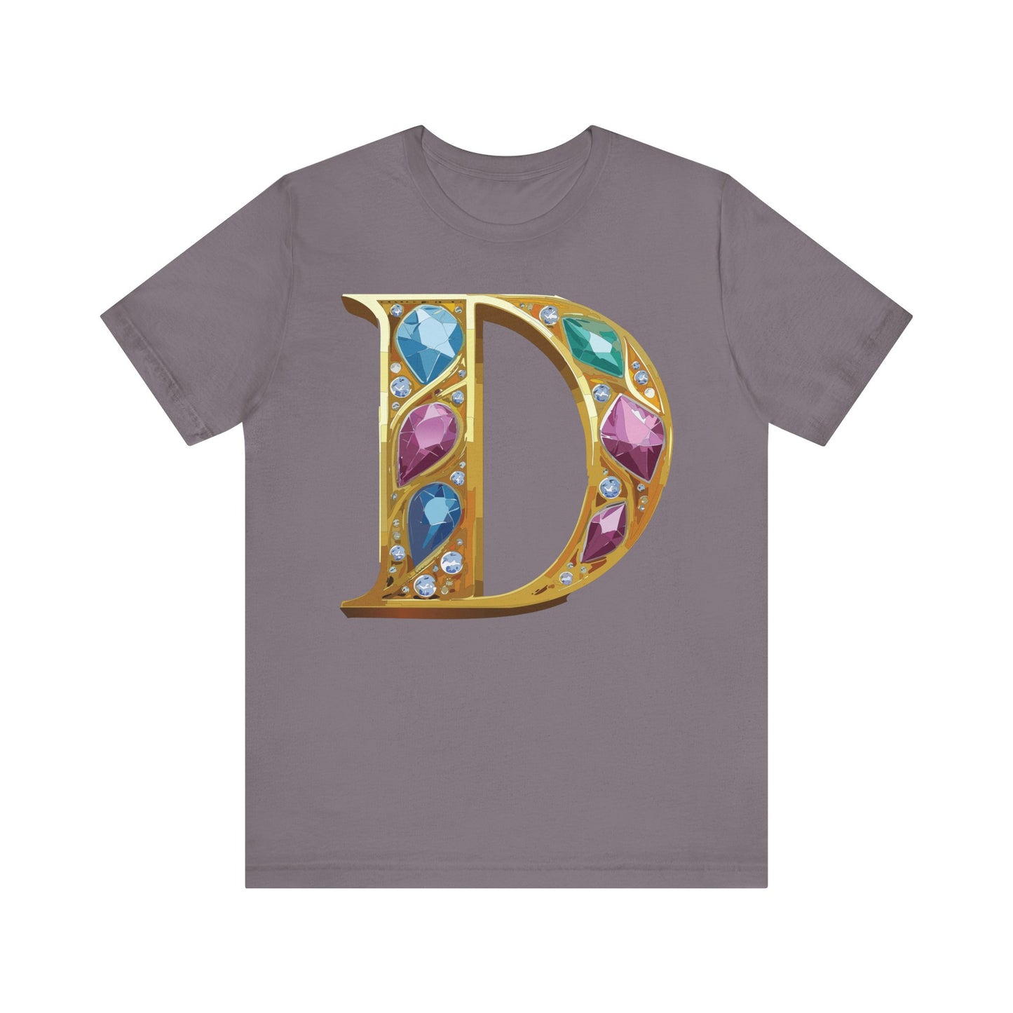 Letter Shirt, Shirt with Letters, Tee Shirt with Gold Letter, Shirt with Antique Letters