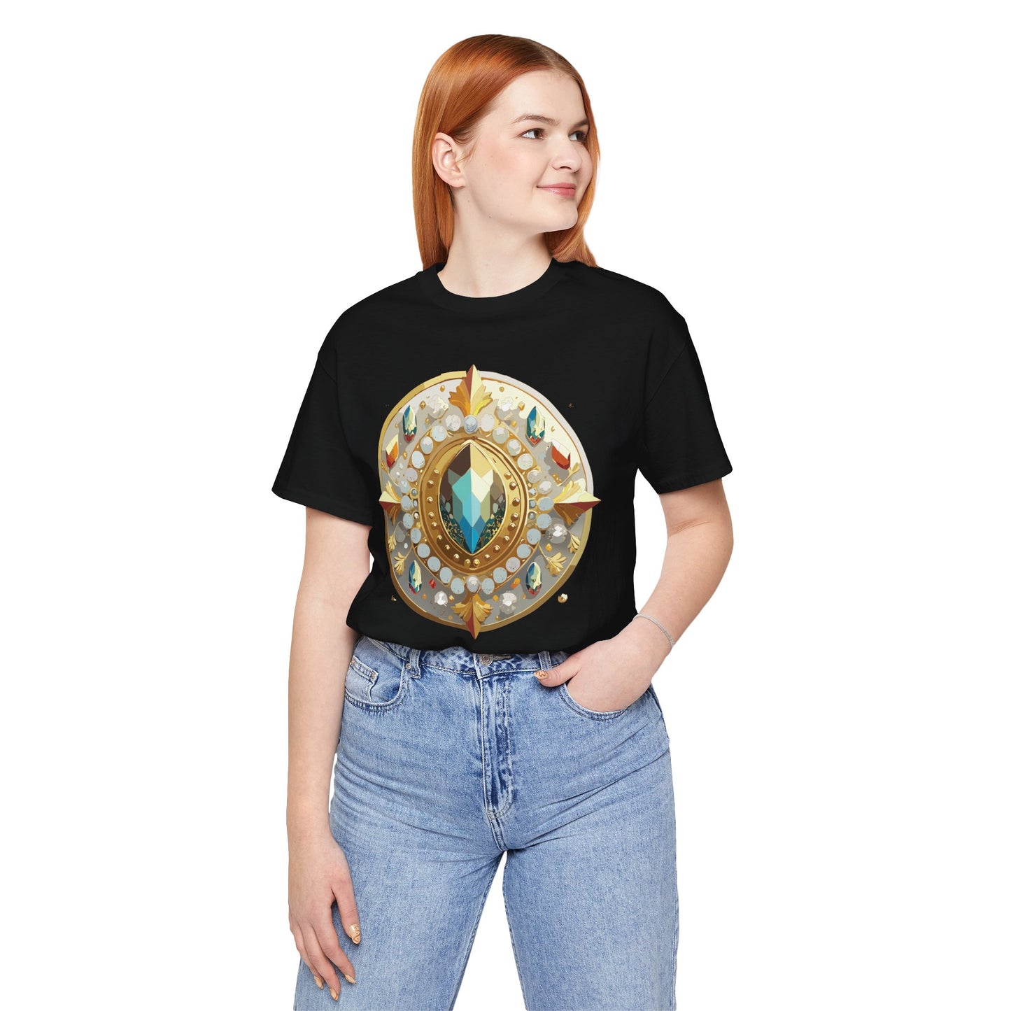 Medallion Shirt, Shirt with Medallion, Tee Shirt with Medal