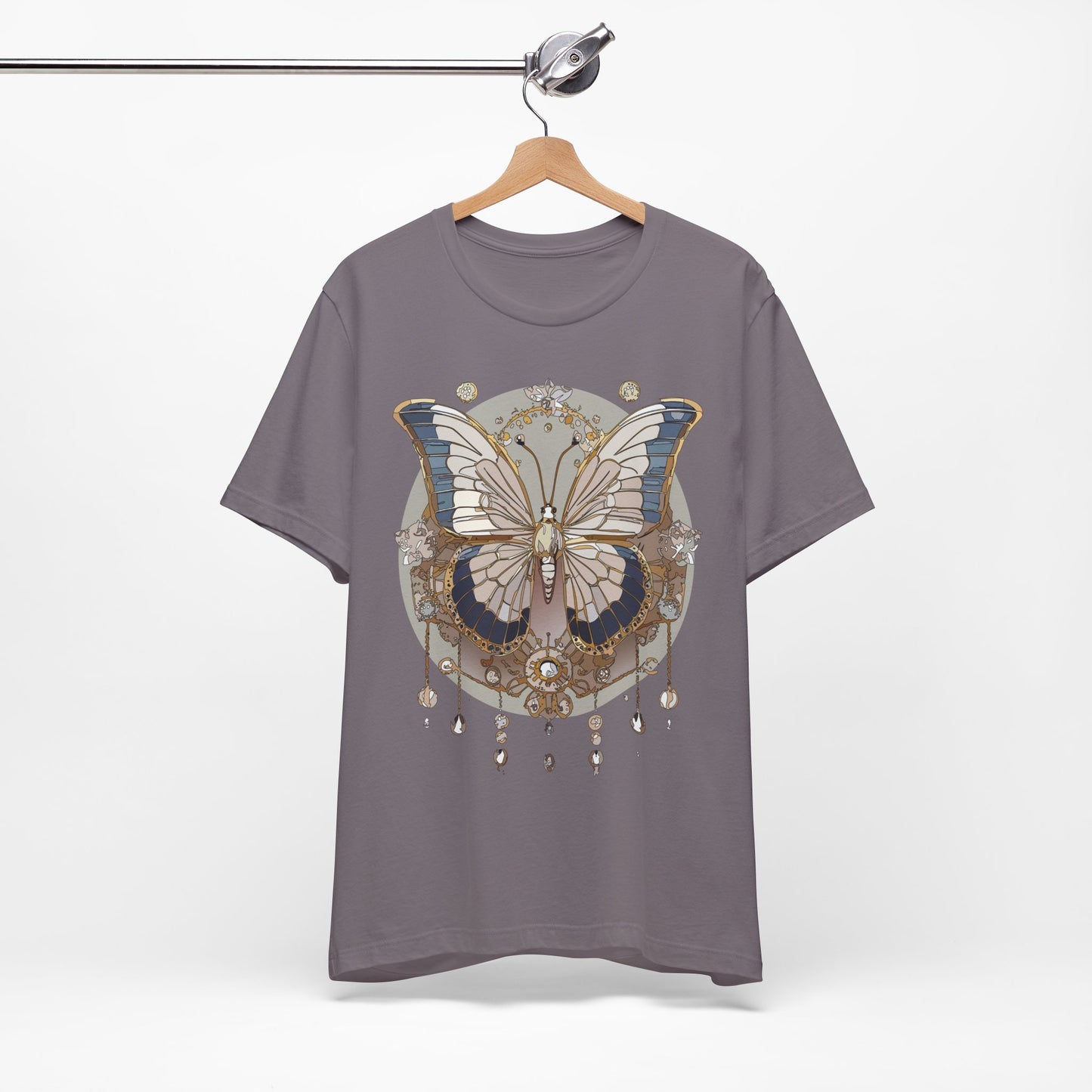 Butterfly Shirt, Shirt with Butterfly, Tee Shirt with Antique Butterfly