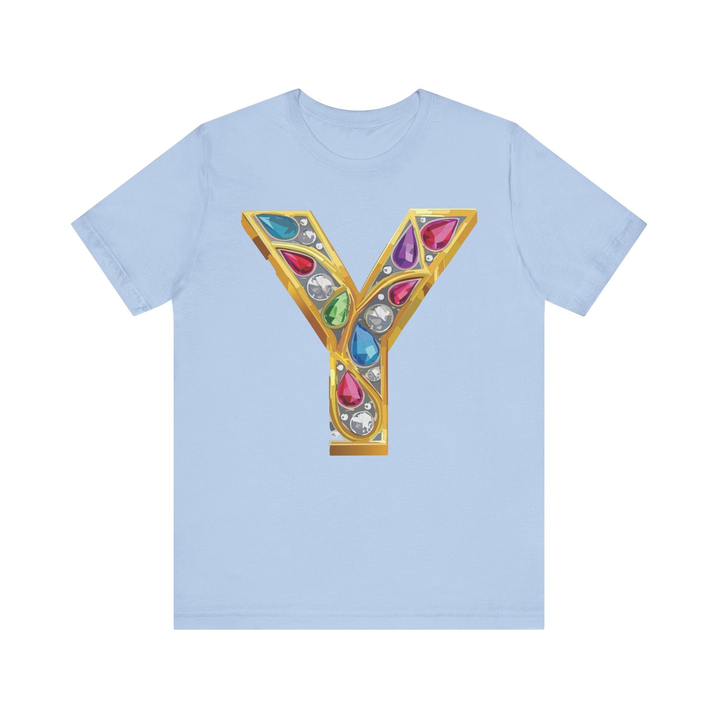 Letter Shirt, Shirt with Letters, Tee Shirt with Gold Letter, Shirt with Antique Letters