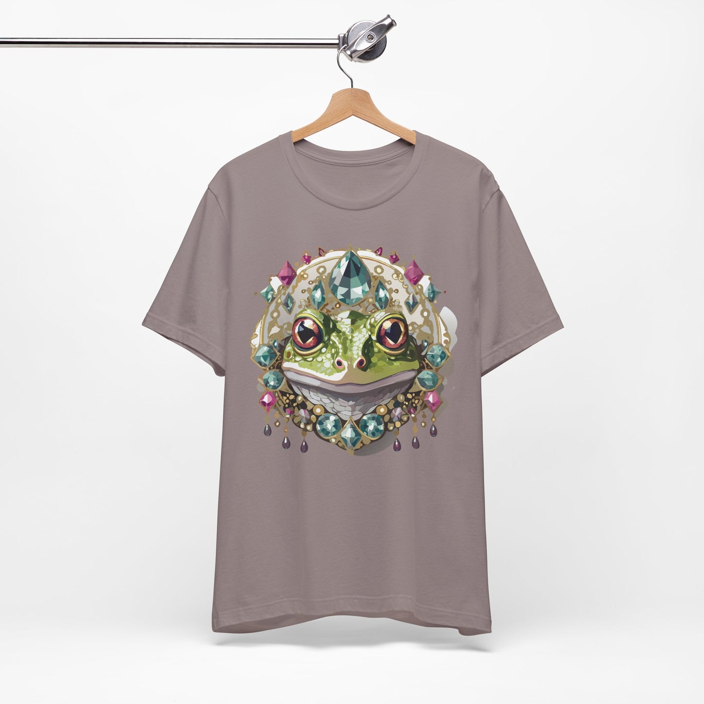 Animal Shirt, Shirt with Animal, Tee Shirt with Gold Animal Medal, Shirt with Antique Animal Medallion