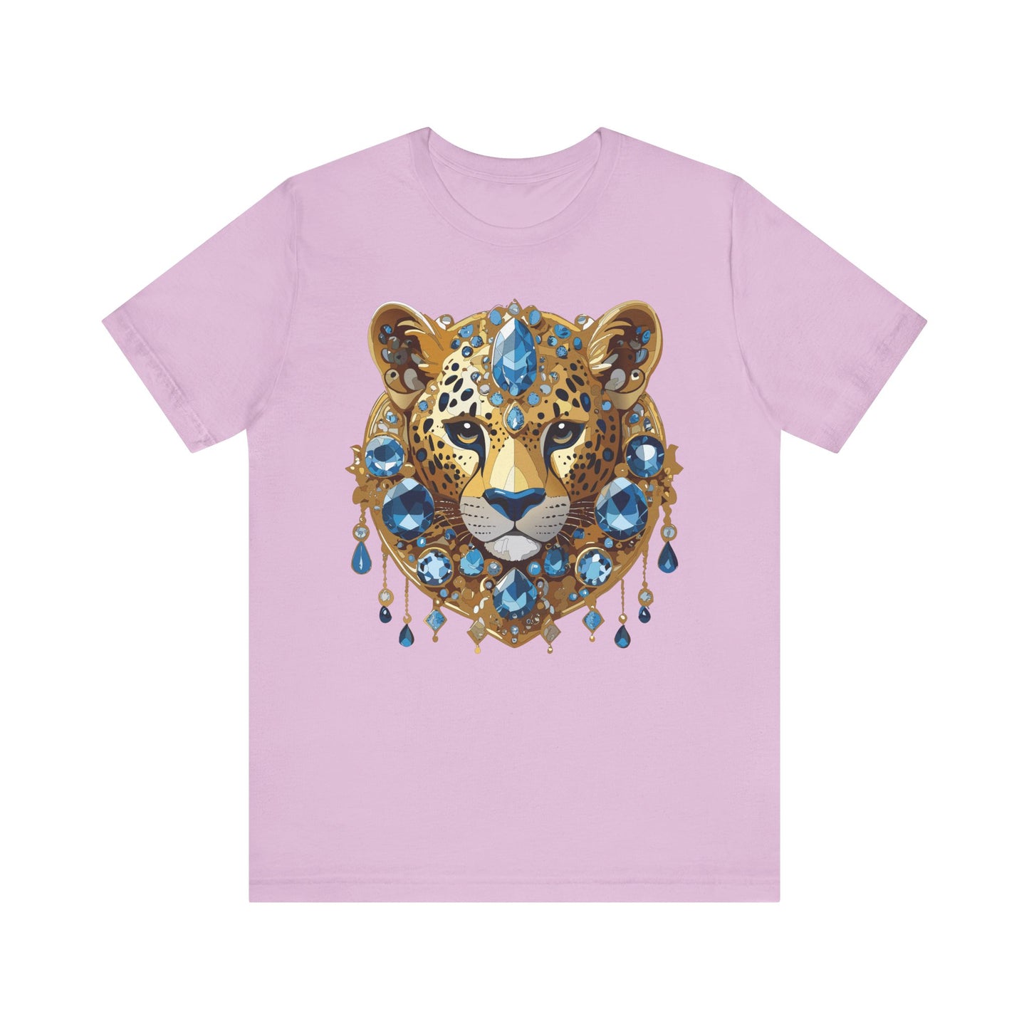 Animal Shirt, Shirt with Animal, Tee Shirt with Gold Animal Medal, Shirt with Antique Animal Medallion