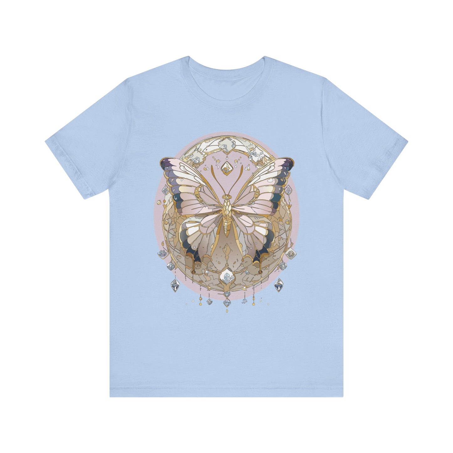 Butterfly Shirt, Shirt with Butterfly, Tee Shirt with Antique Butterfly