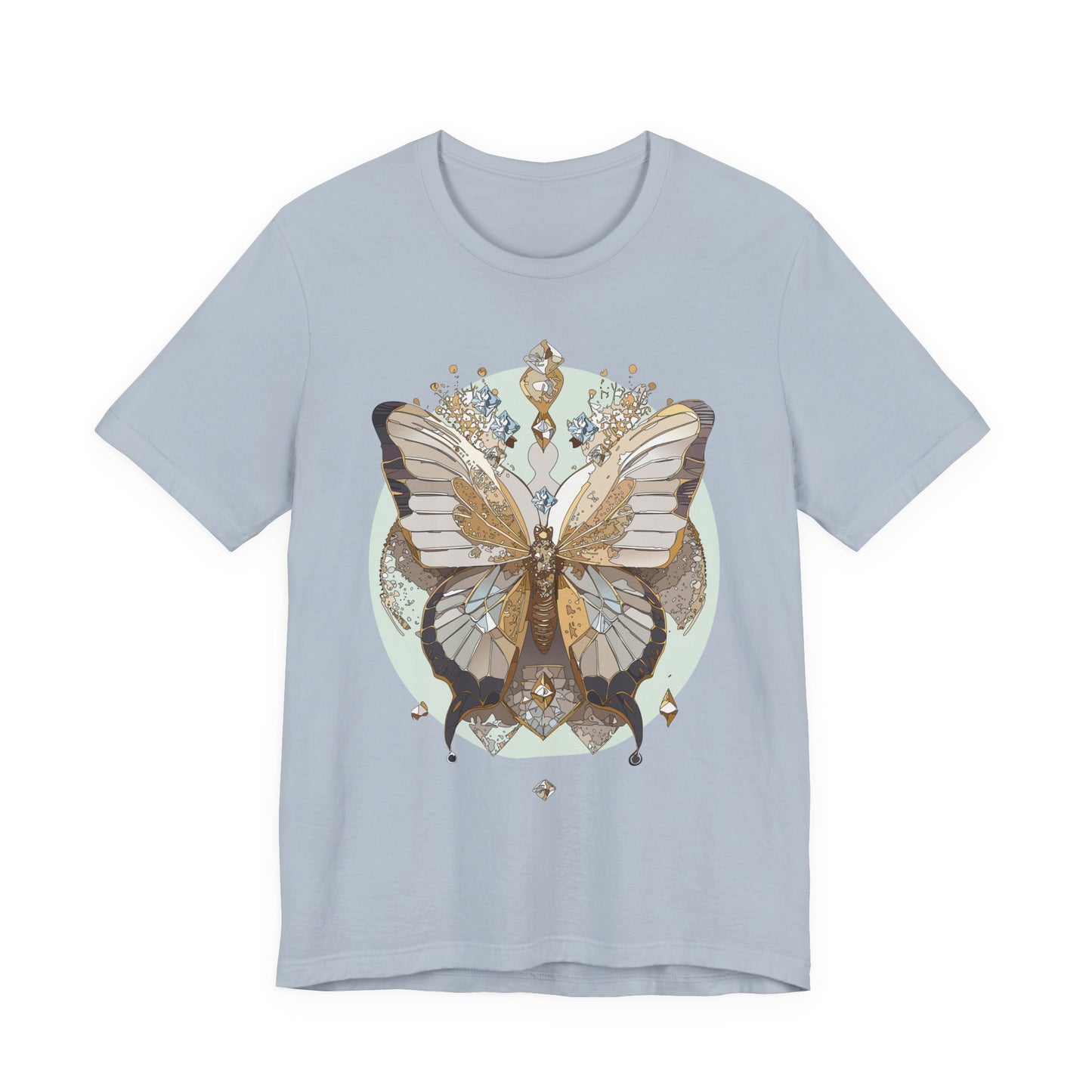 Butterfly Shirt, Shirt with Butterfly, Tee Shirt with Antique Butterfly