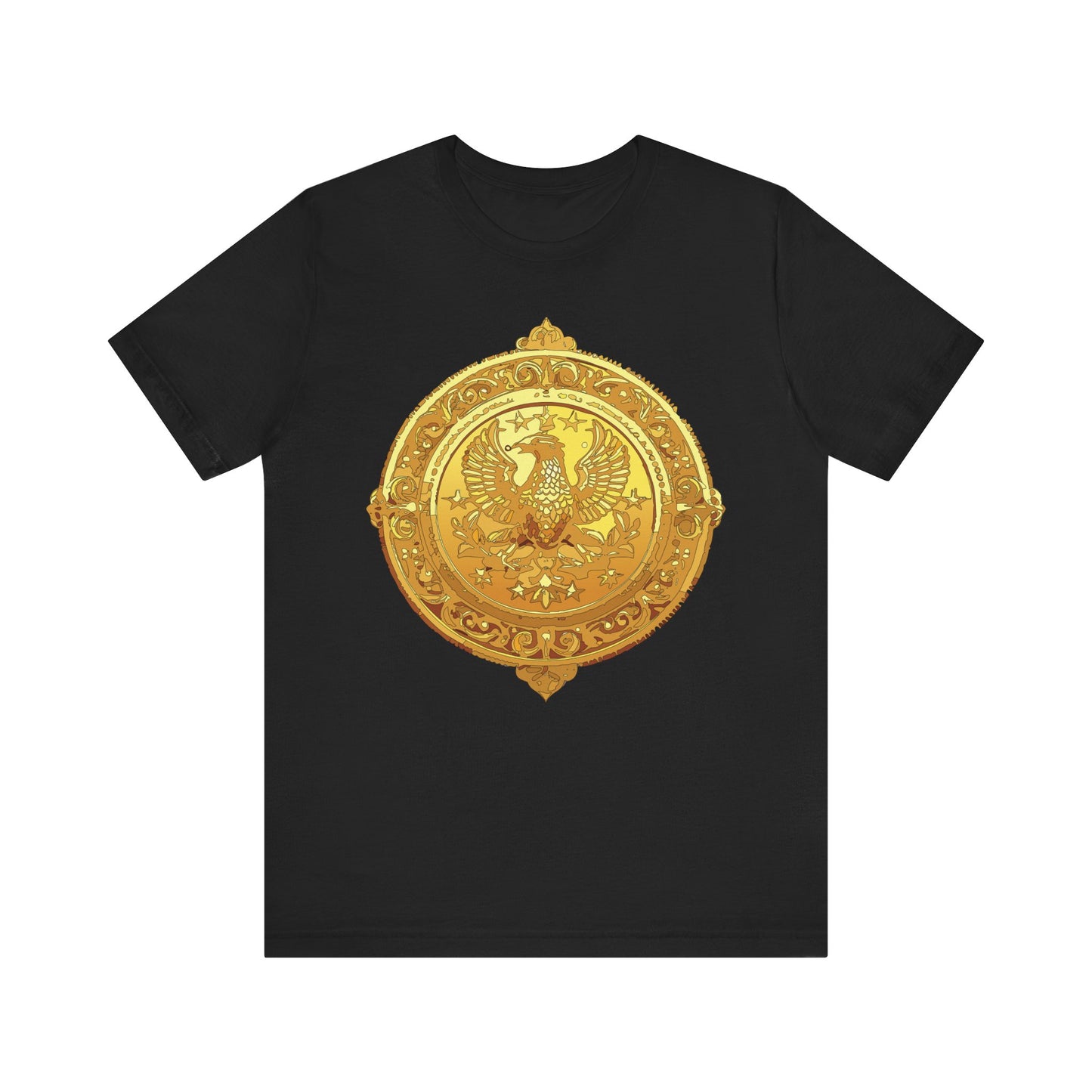 Coin Shirt, Shirt with Coin, Tee Shirt with Gold Coin, Shirt with Antique Coin