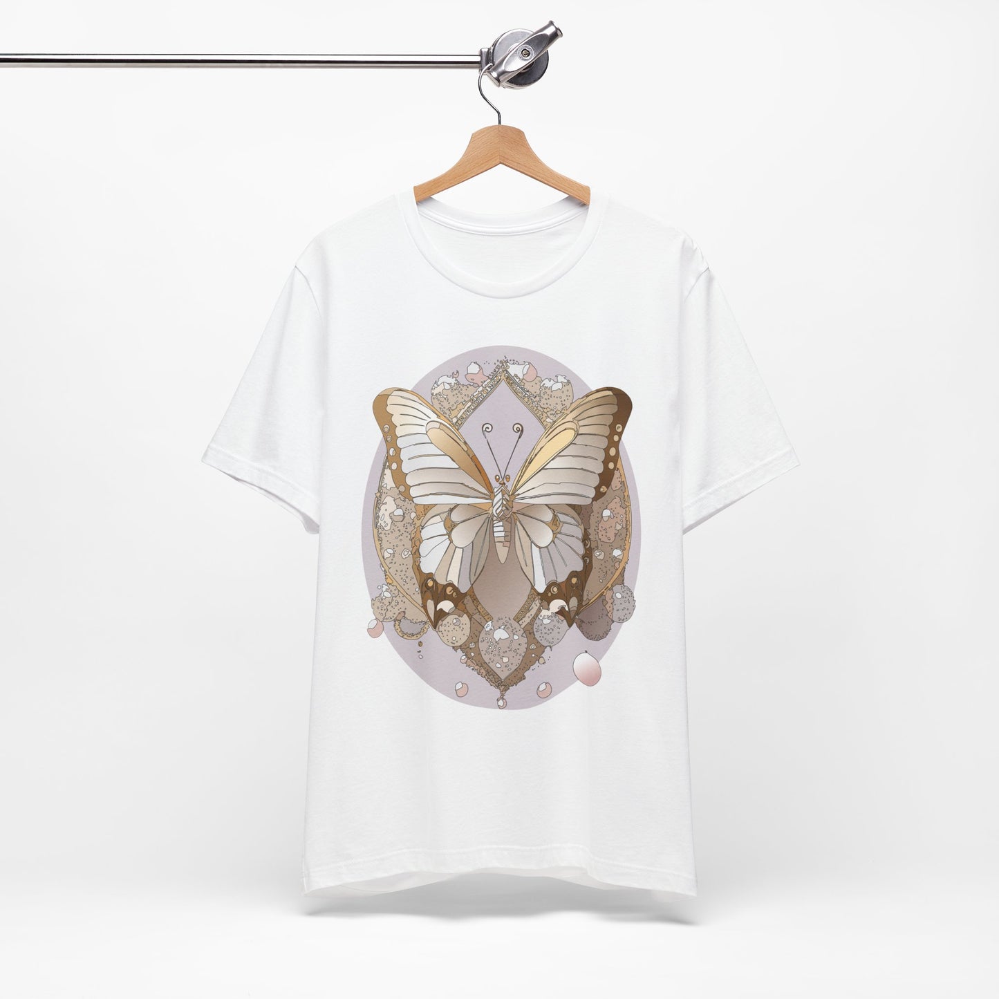 Butterfly Shirt, Shirt with Butterfly, Tee Shirt with Antique Butterfly