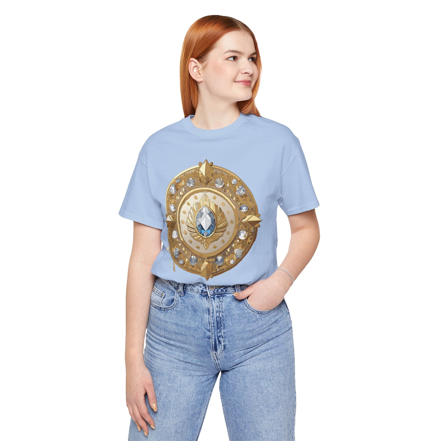 Medallion Shirt, Shirt with Medallion, Tee Shirt with Medal