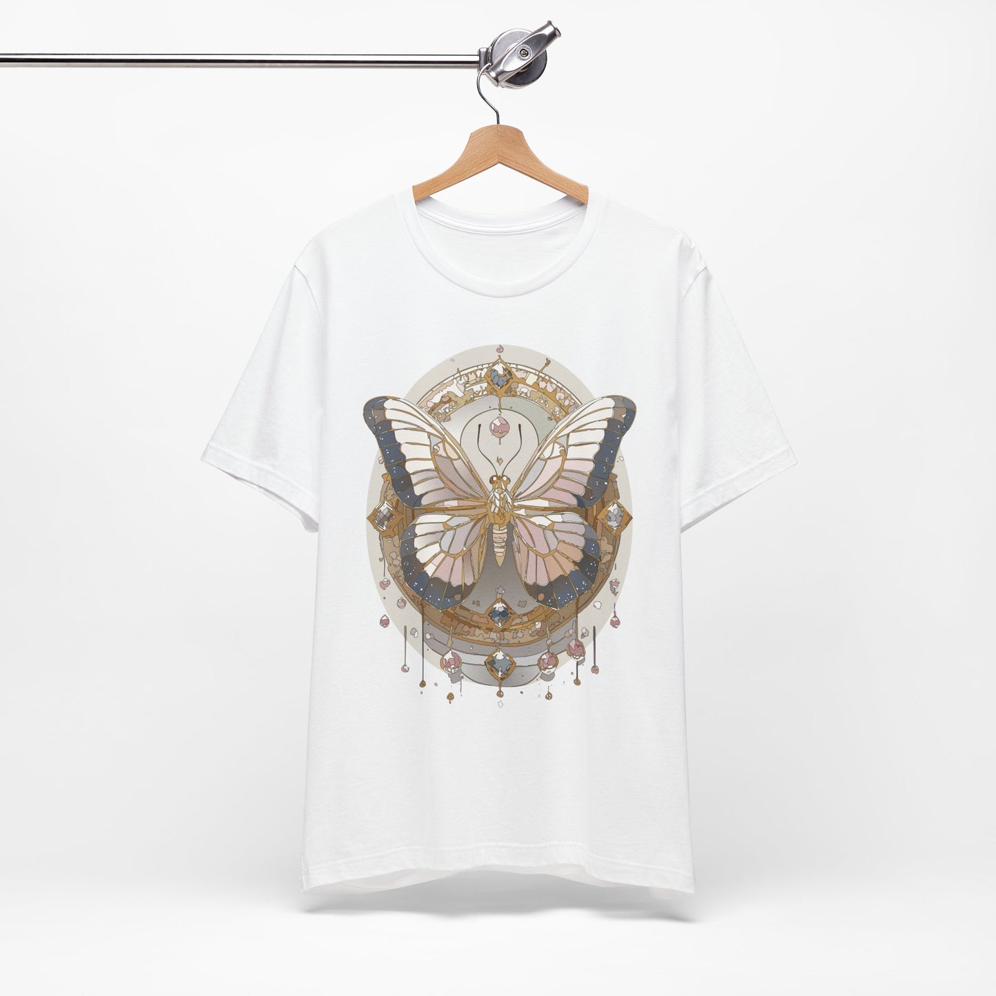 Butterfly Shirt, Shirt with Butterfly, Tee Shirt with Antique Butterfly