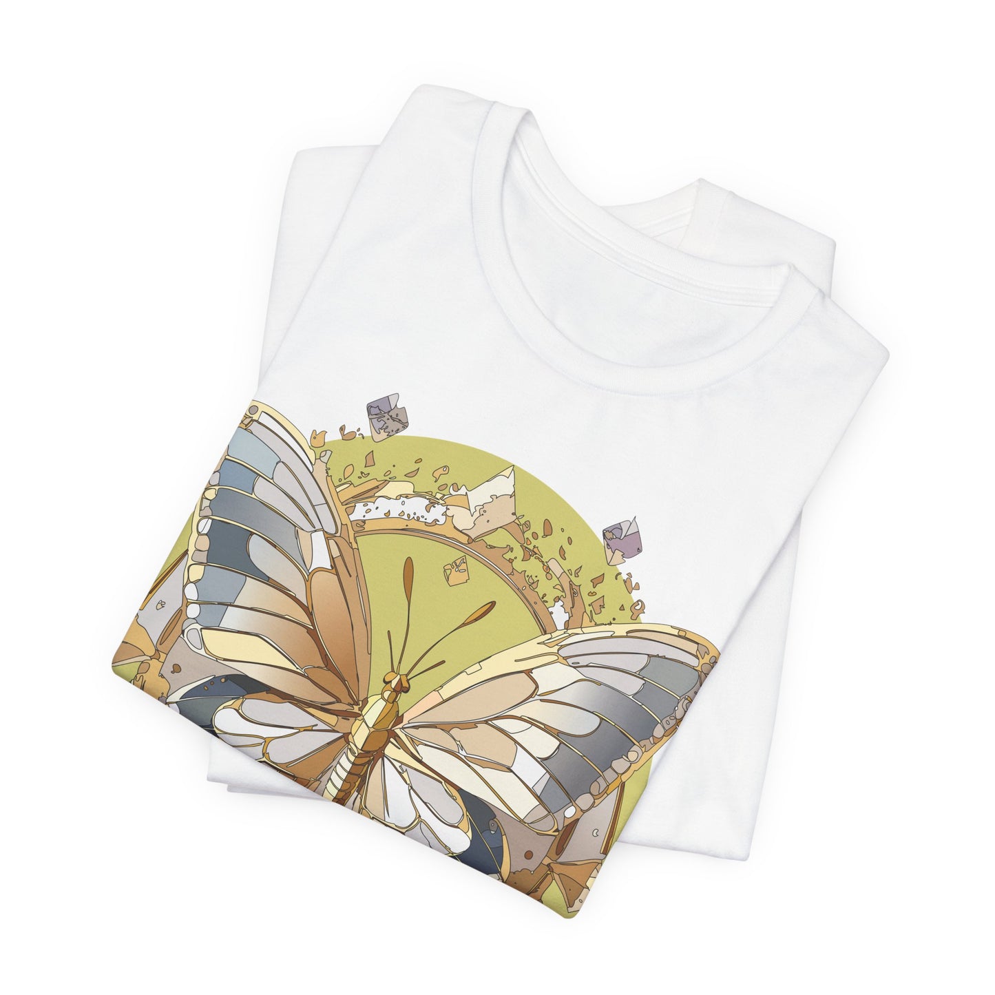 Butterfly Shirt, Shirt with Butterfly, Tee Shirt with Antique Butterfly