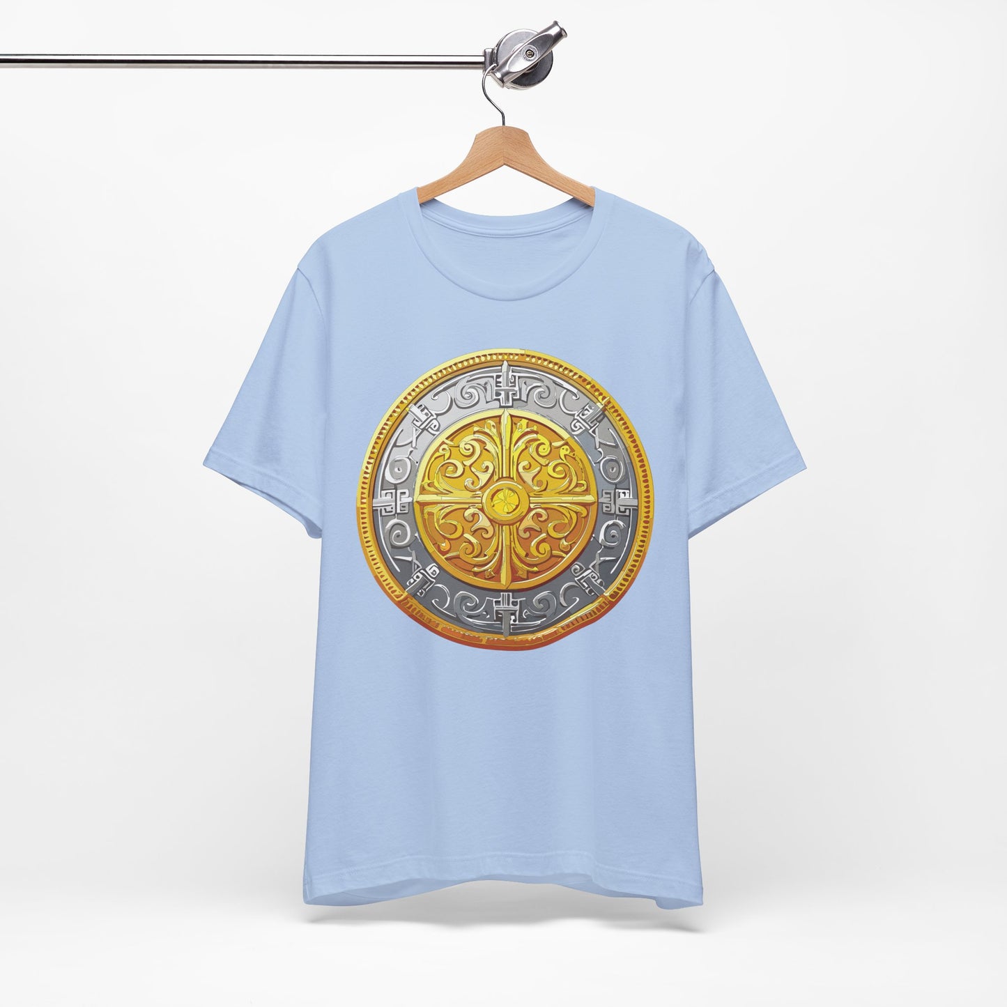 Coin Shirt, Shirt with Coin, Tee Shirt with Gold Coin, Shirt with Antique Coin